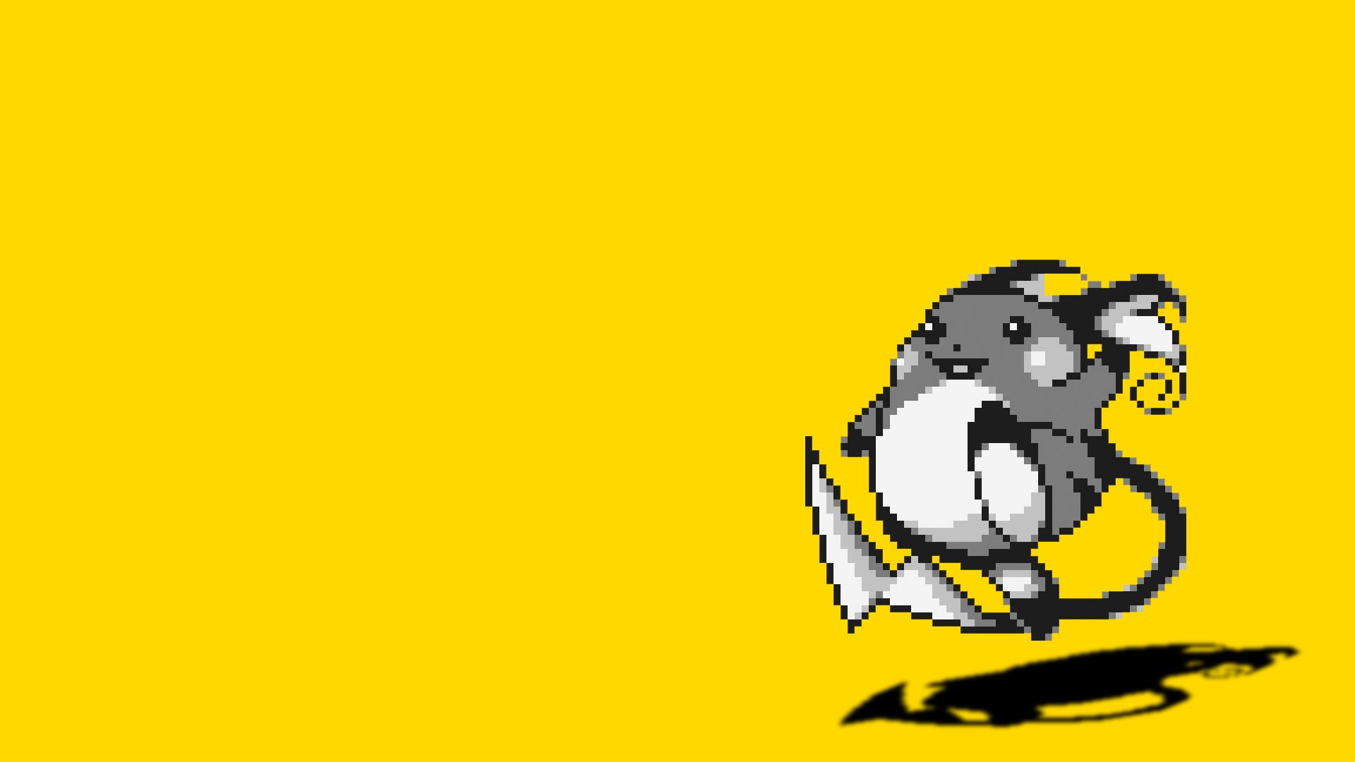 1920x1080 pokemon, Yellow, Raichu, Simple, Background Wallpapers HD / Desktop and Mobile Backgrounds