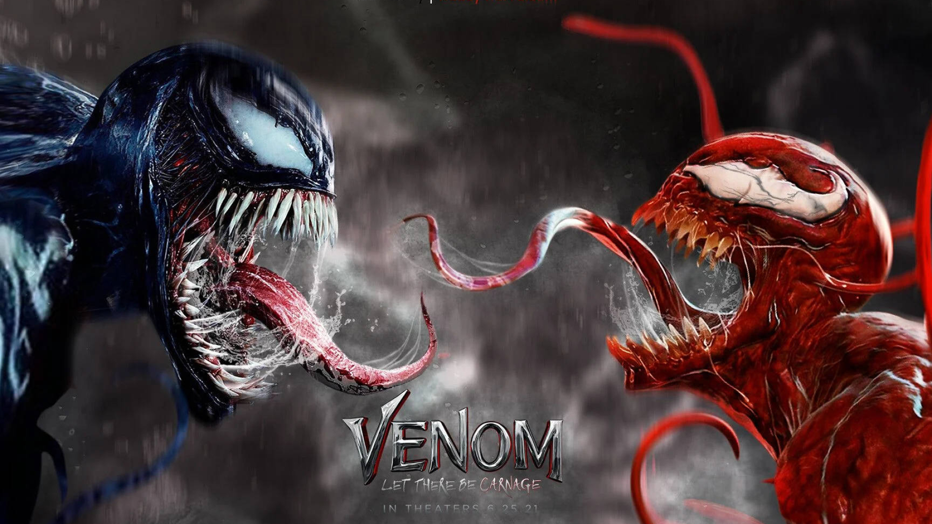 1920x1080 Download Venom And Carnage Screaming Wallpaper