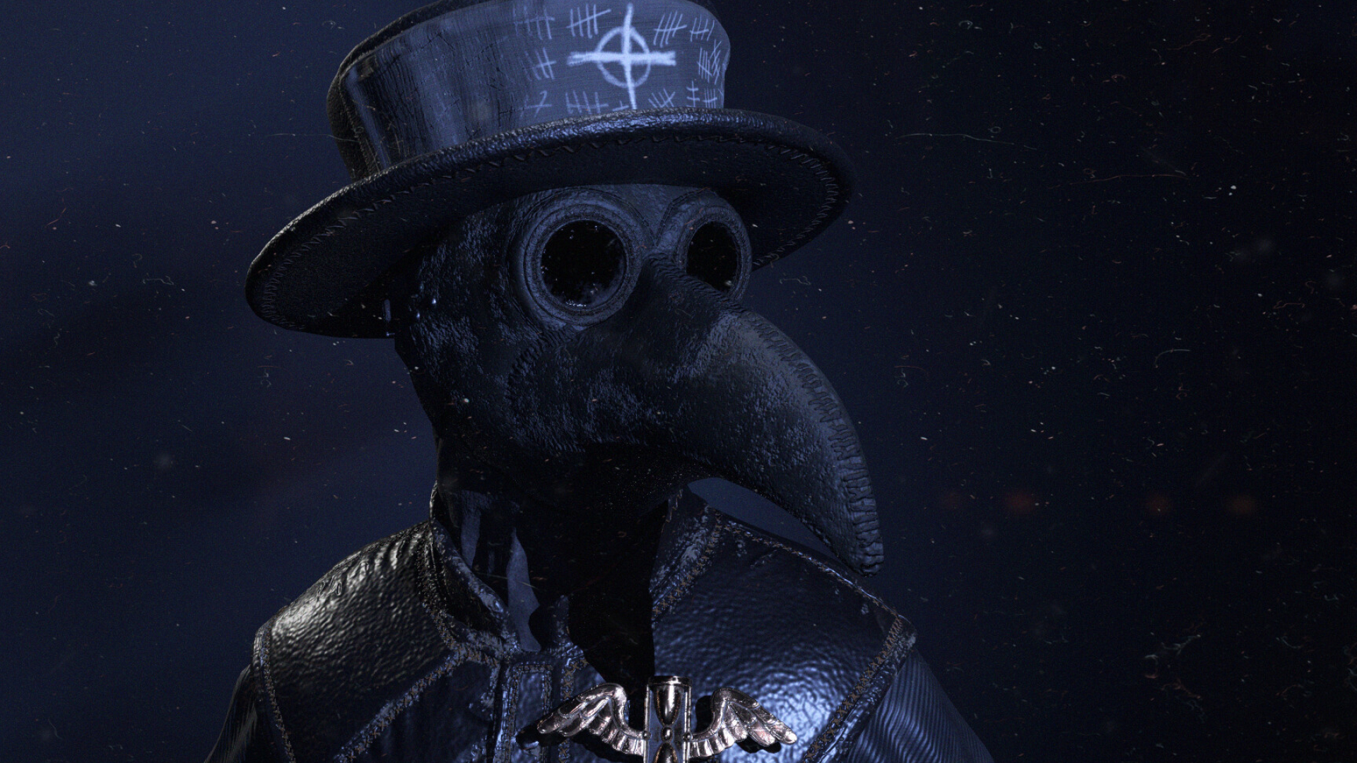 1920x1080 ArtStation The Plague Doctor Real-Time Render