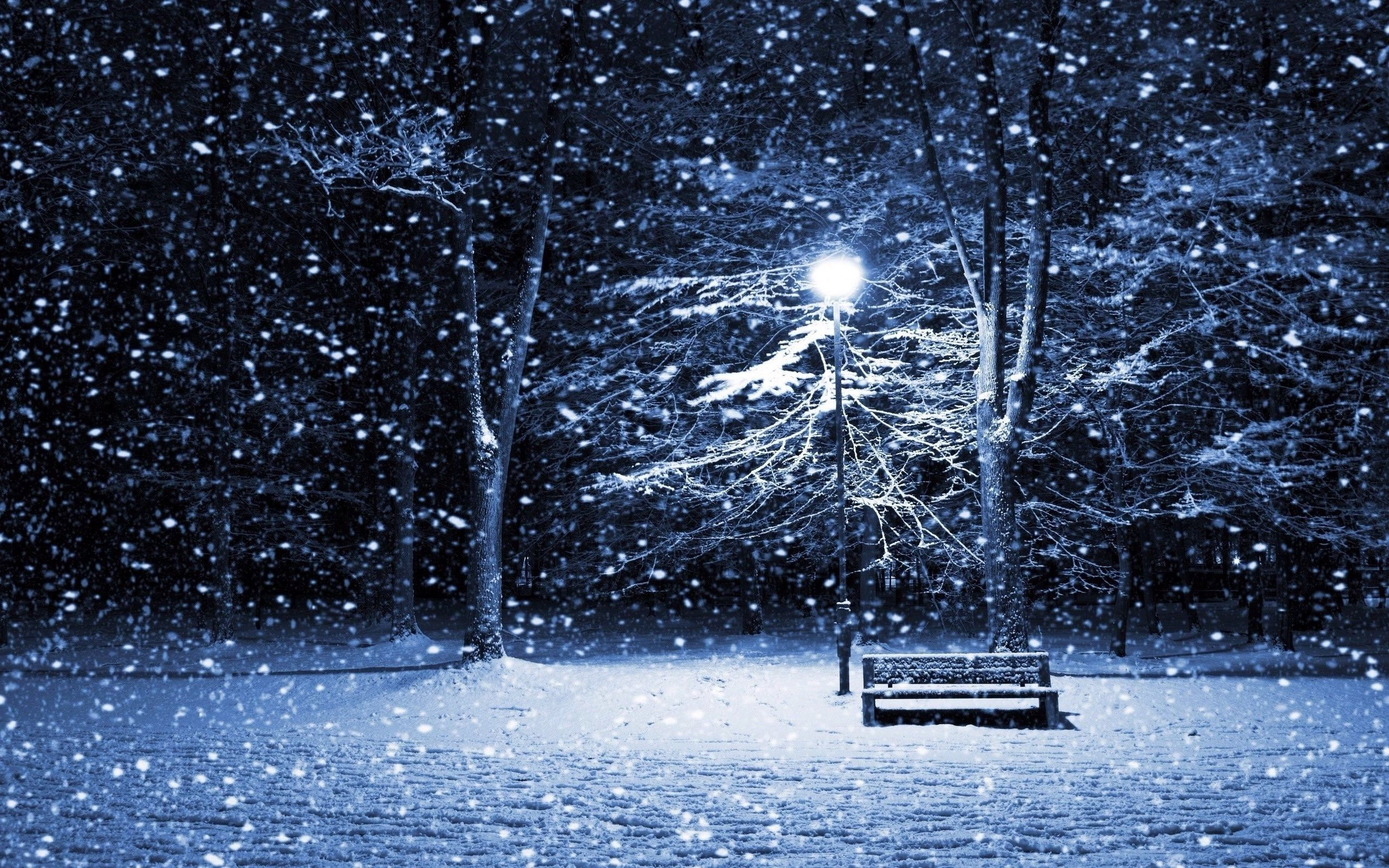 2560x1600 Snowy Winter Night Wallpapers Top Free Snowy Winter Night Backgrounds