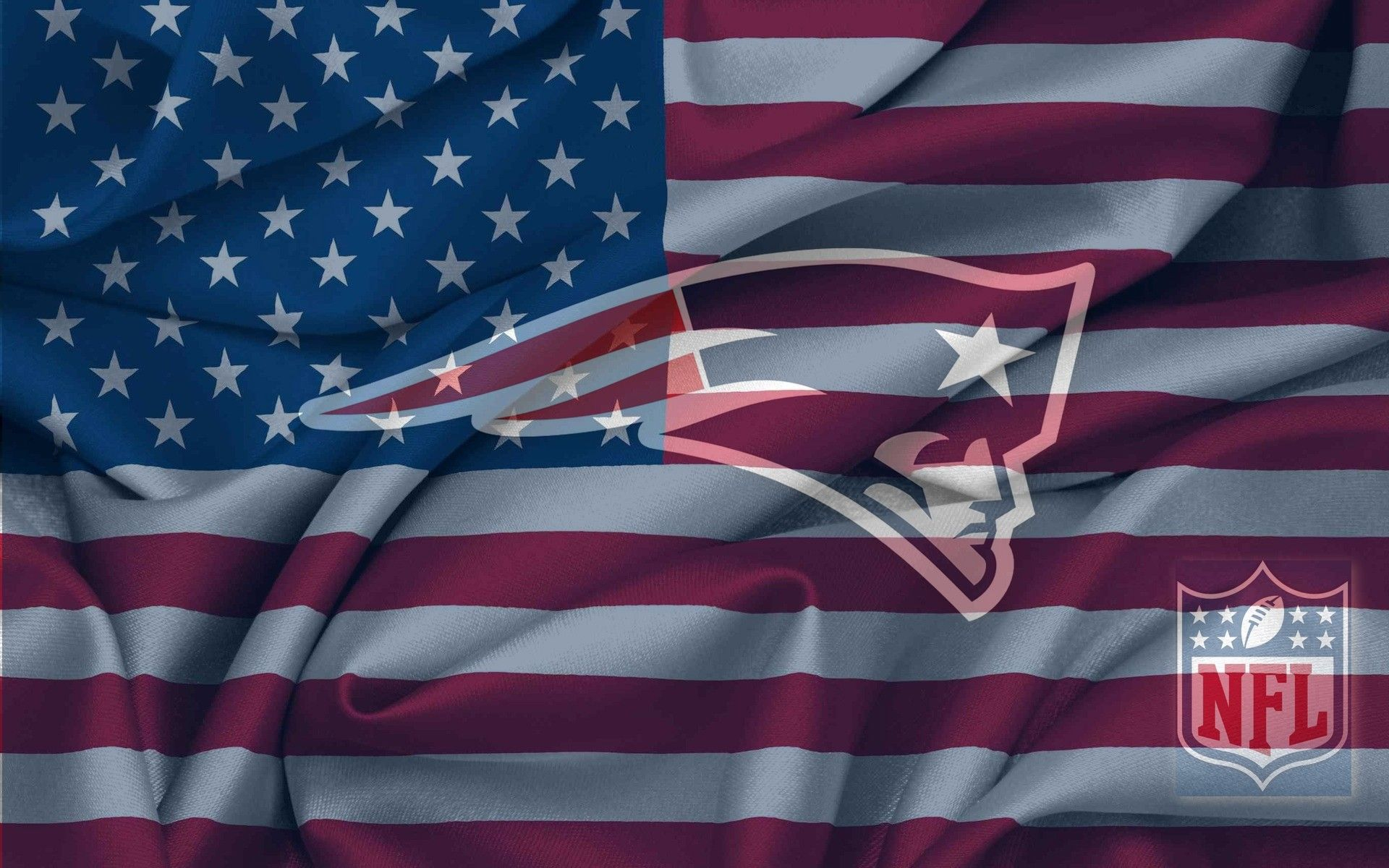 1920x1200 Image Detail for New England Patriots Logo With NFL Logo On USA Flag Wavy &acirc;&#128;&brvbar; | New england patriots wallpaper, New england patriots logo, New england patriots flag