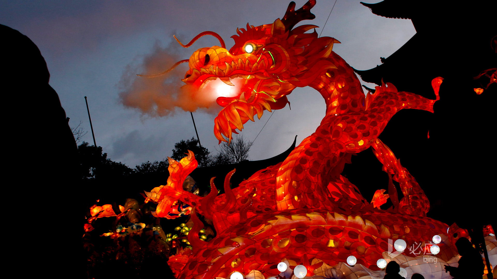 1920x1080 Red dragon figurine, photography, Chinese, chinese dragon, festivals HD wallpaper