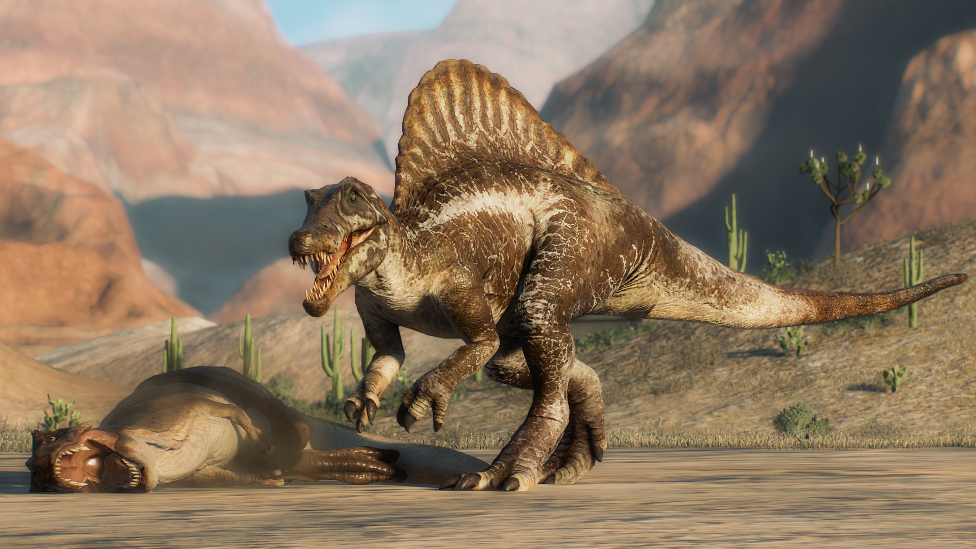 1920x1080 Bigger and Better Spinosaurus at Jurassic World Evolution 2 Nexus Mods and community