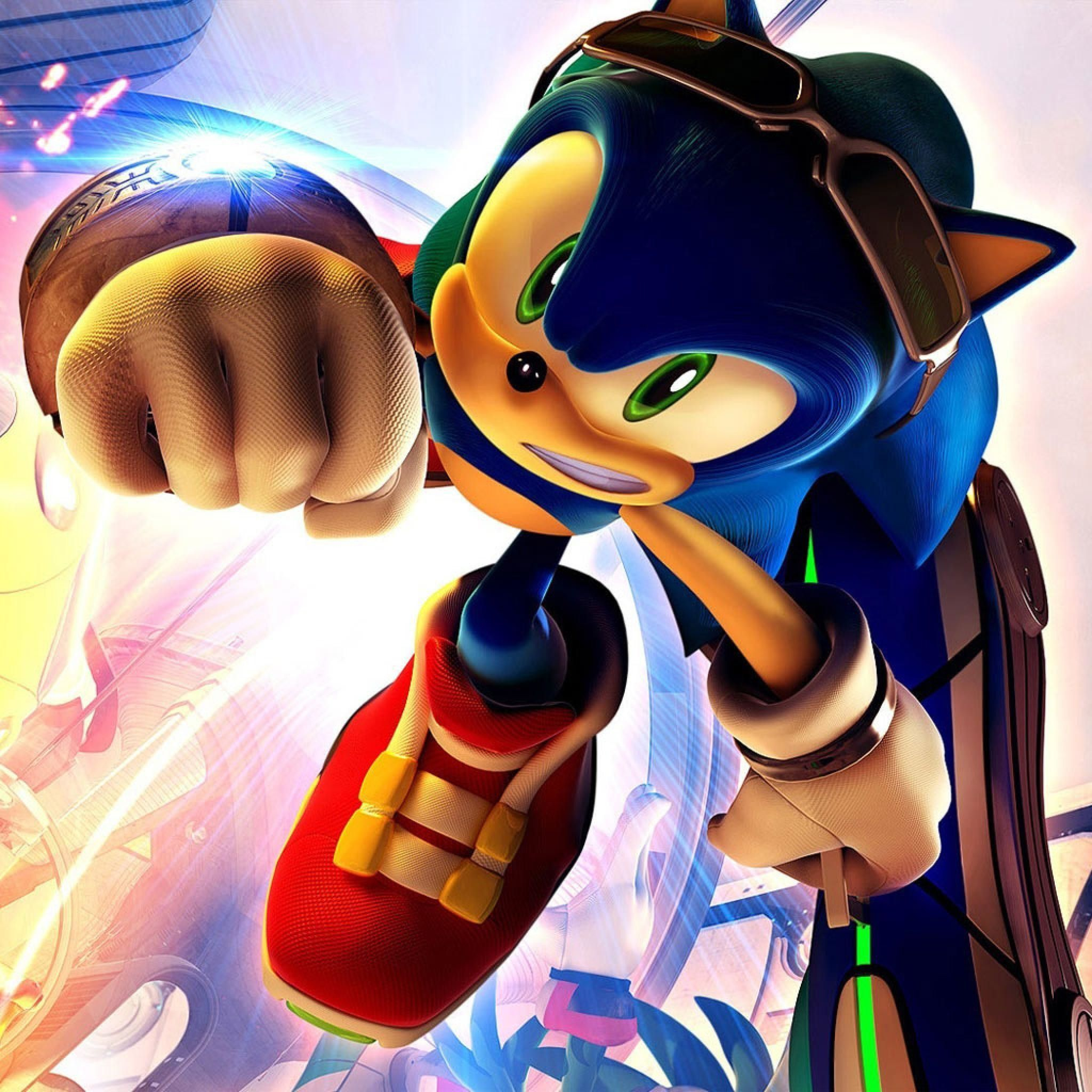 2048x2048 Sonic Free Riders Wallpapers