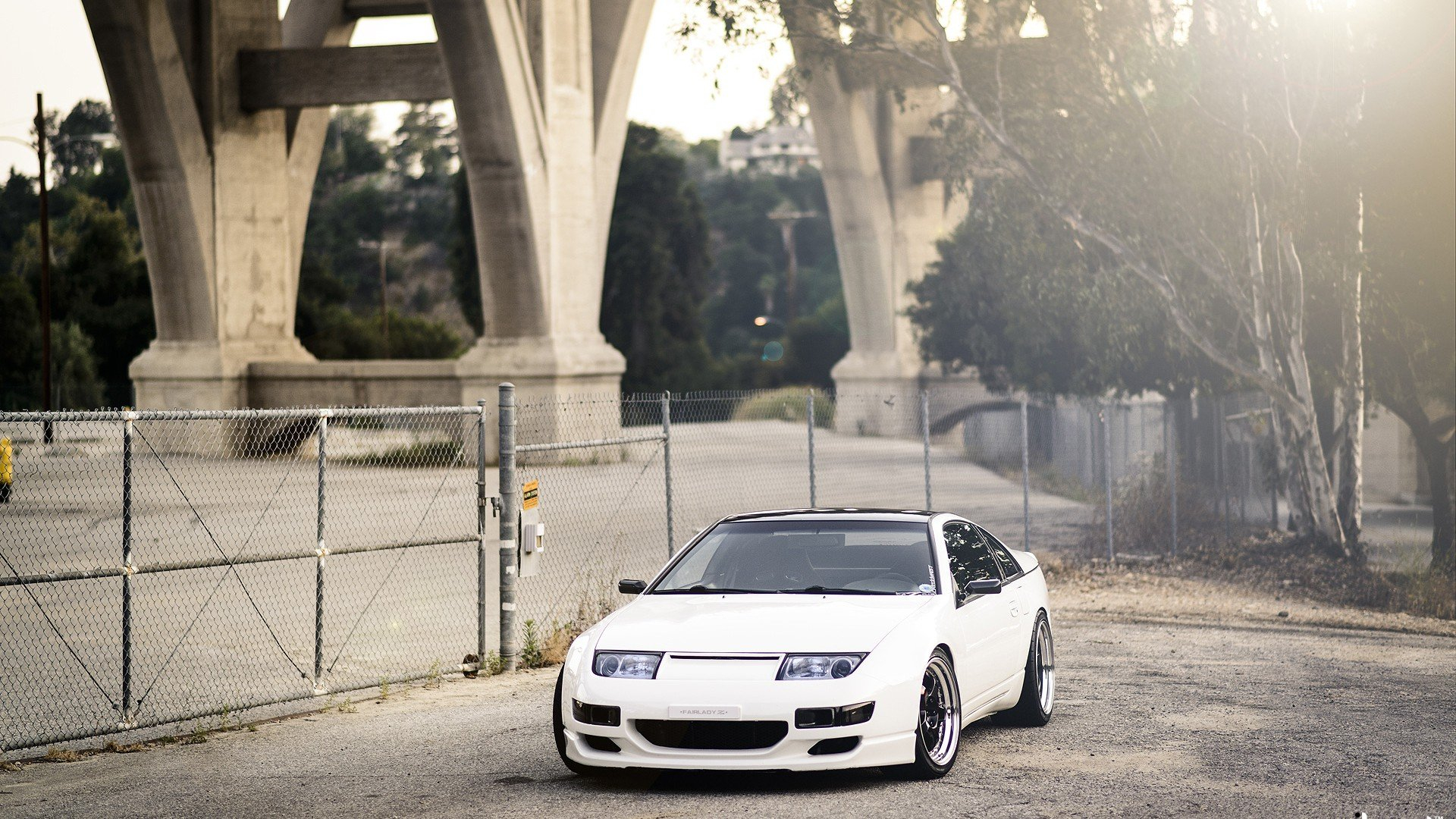 1920x1080 Cars tuning Nissan 300Zx rims white cars tuned stance wallpaper | | 258850