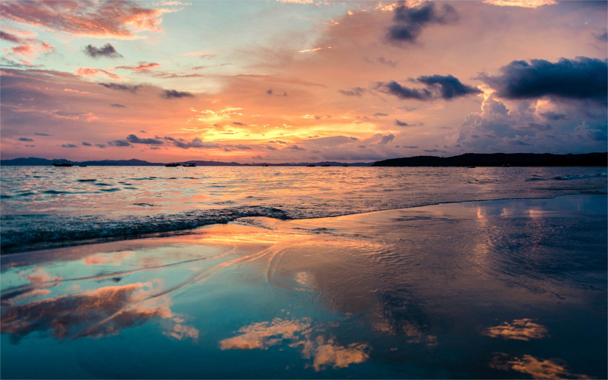 2560x1600 4k Wallpaper Beach Sunset | Landschaft, Strand sonnenuntergang, Landschaftsbau
