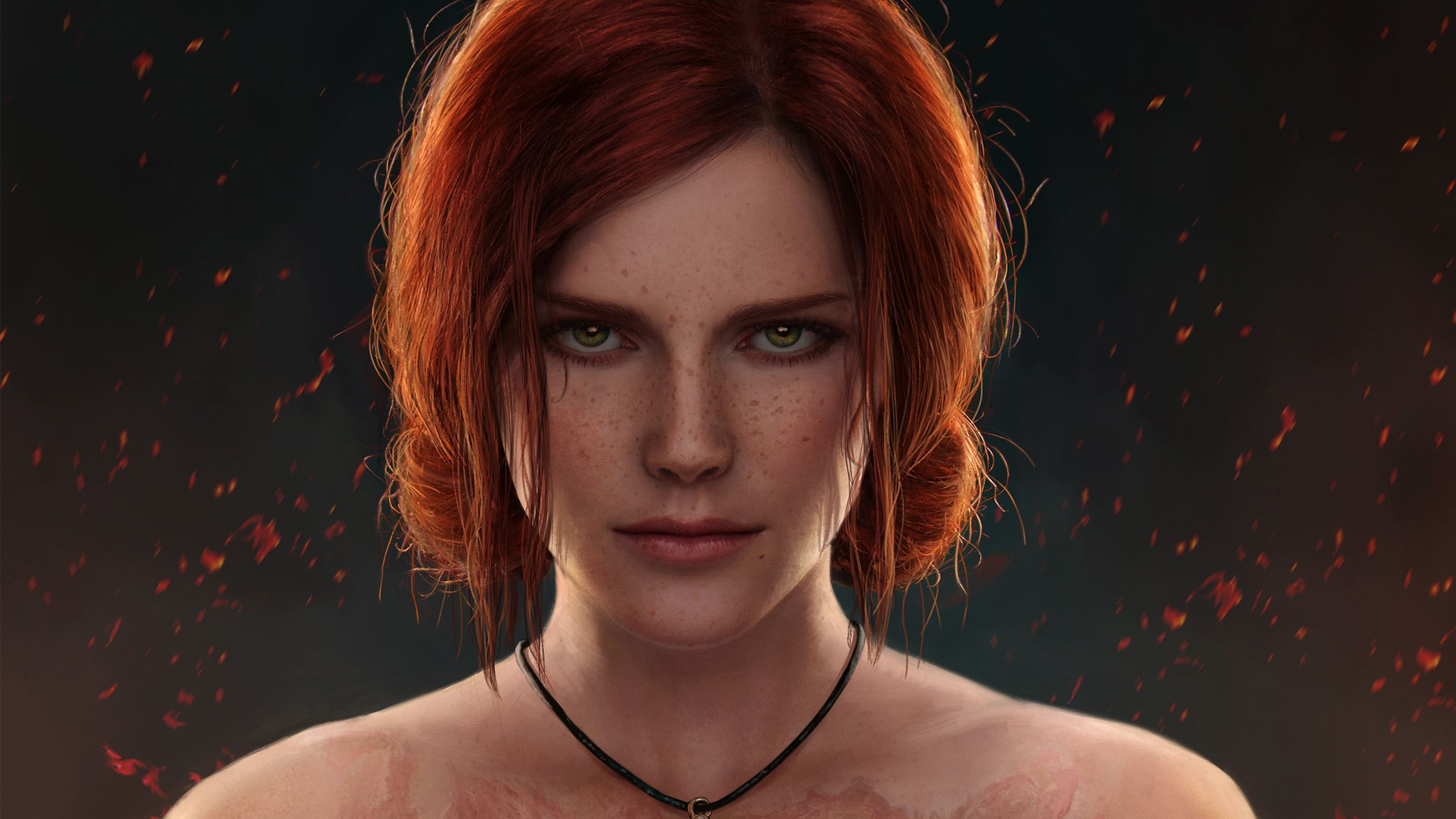 2560x1440 Triss Witcher 3 4K Wallpapers