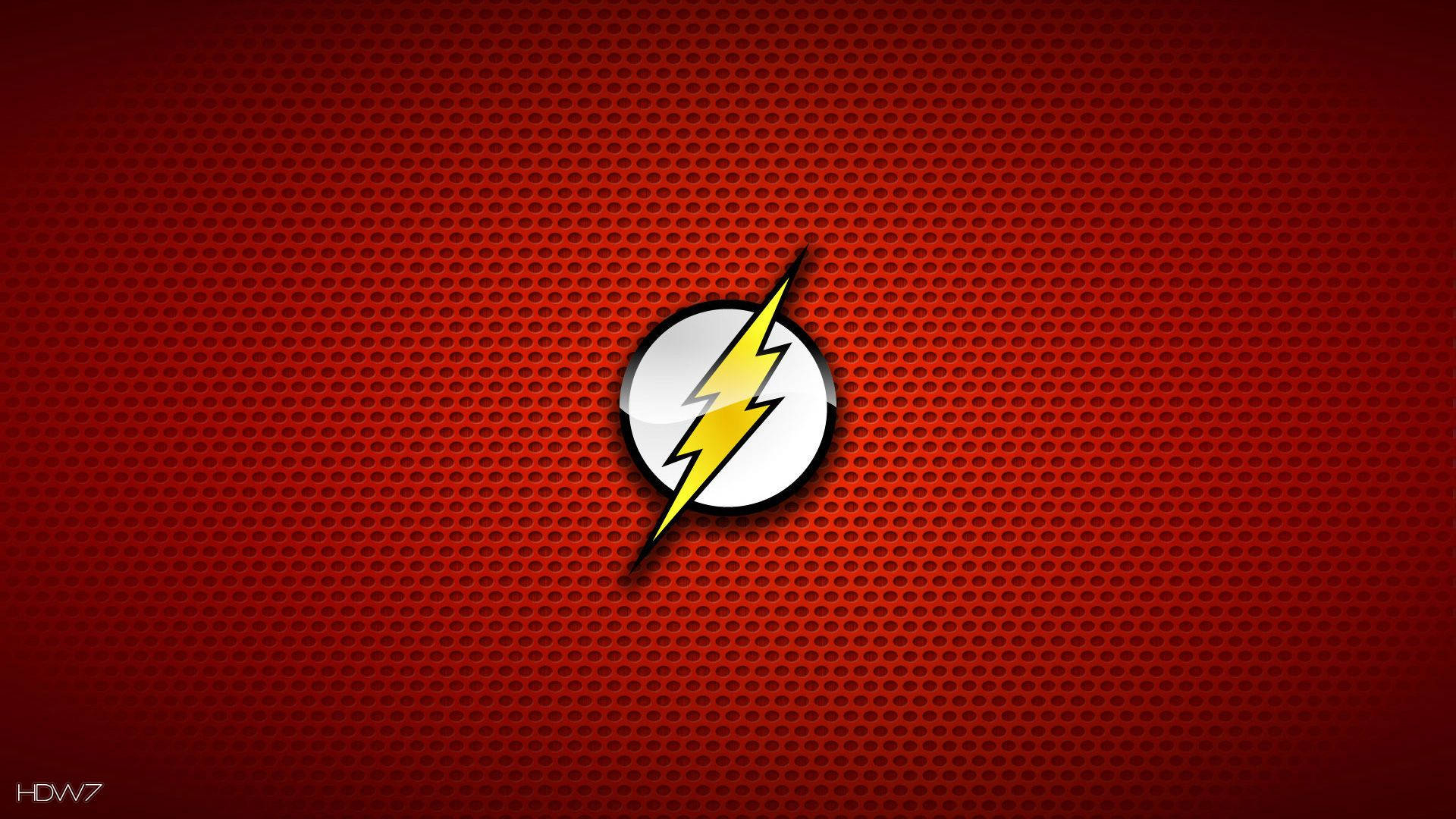 1920x1080 Download The Flash Symbol Red Background Wallpaper