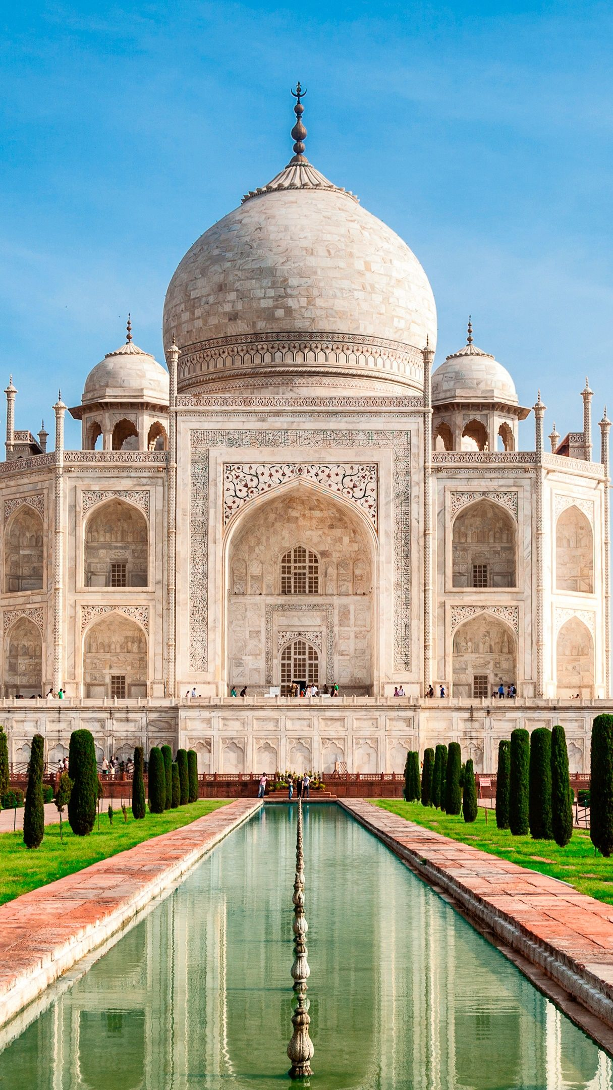 1215x2160 Taj Mahal 7 wonders of world wallpaper backiee
