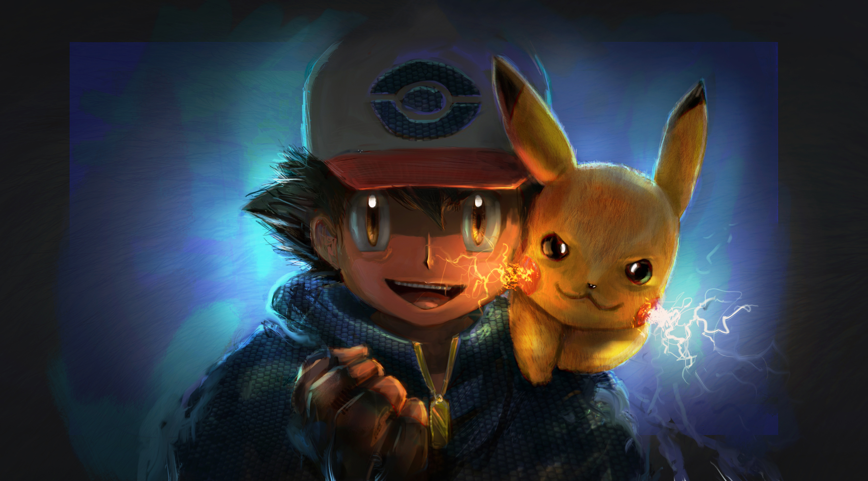 3396x1885 Ash And Pikachu Artwork, HD Anime, 4k Wallpapers, Images, Backgrounds, Photos and Pictures