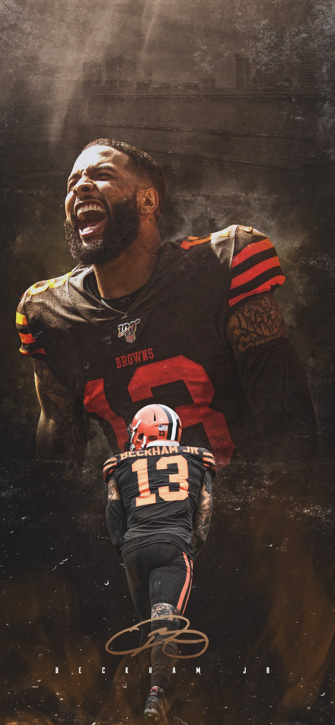 1125x2436 Pin by Karl Orpin on NFL | Nfl football wallpaper, Odell beckham jr wallpapers, Football wallpaper