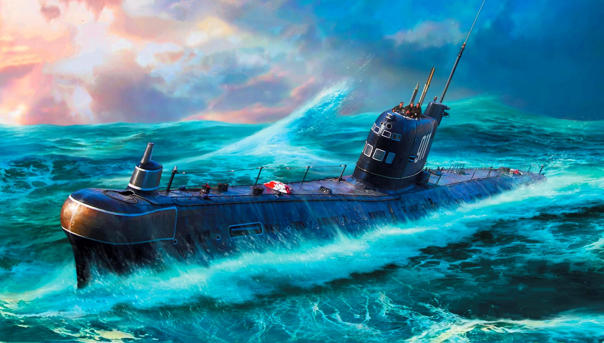 2056x1170 90+ Submarine HD Wallpapers and Backgrounds