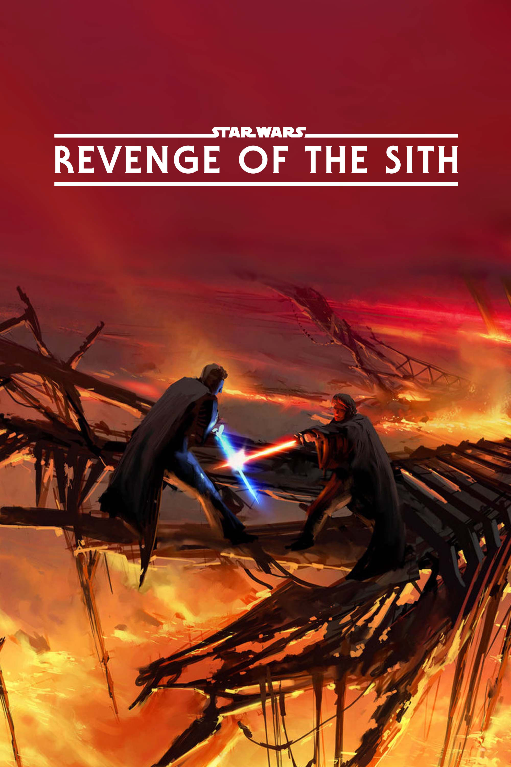 2000x3000 Star Wars: Episode III Revenge of the Sith (2005) RedHeadJedi | The Poster Database (TPDb) T&acirc;&#128;&brvbar; | Star wars movies posters, Star wars images, Star wars pictures