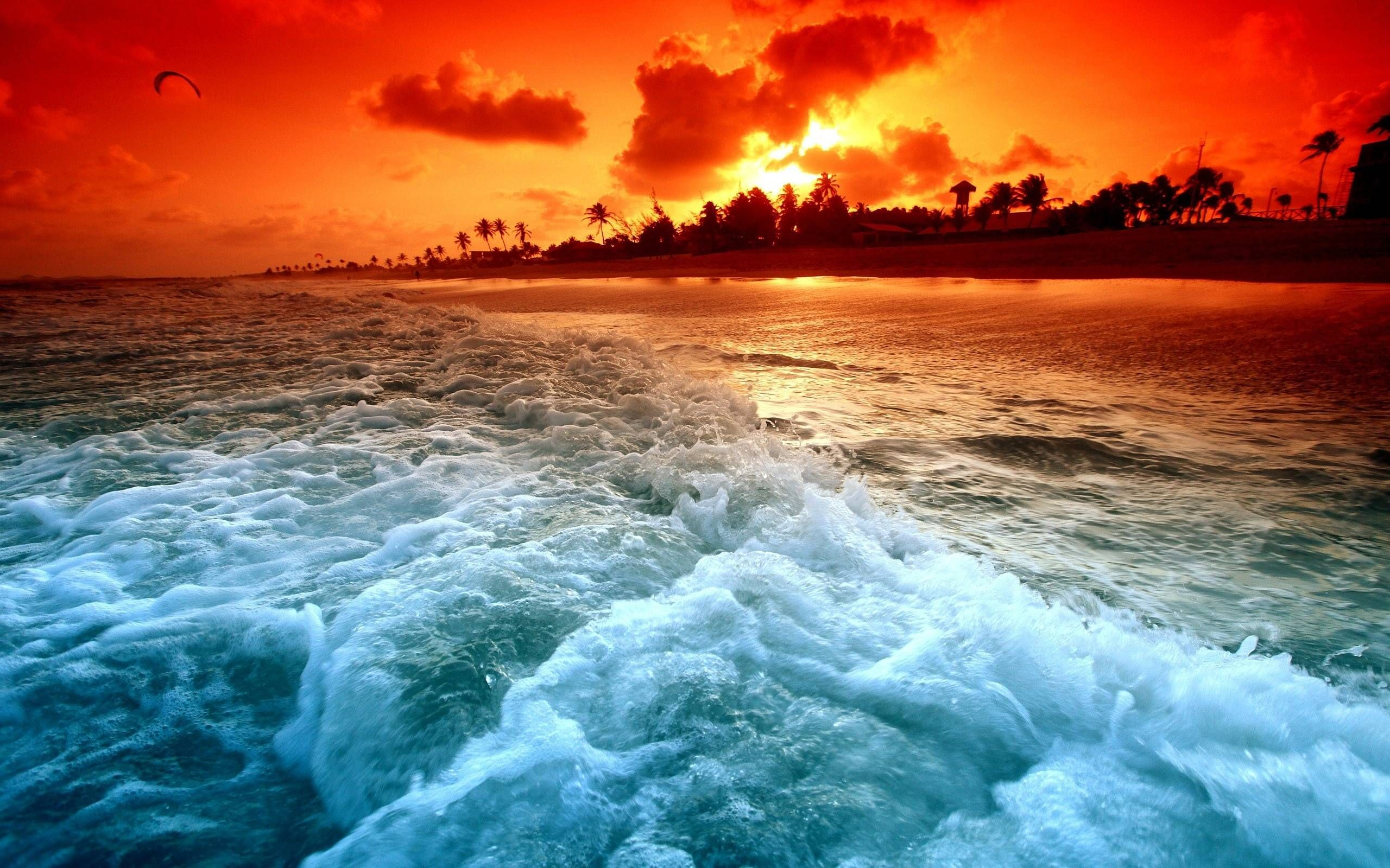 2560x1600 Beautiful Ocean Sunset Wallpaper for PC | Full HD Pictures | Beach sunset wallpaper, Sunset wallpaper, Ocean sunset