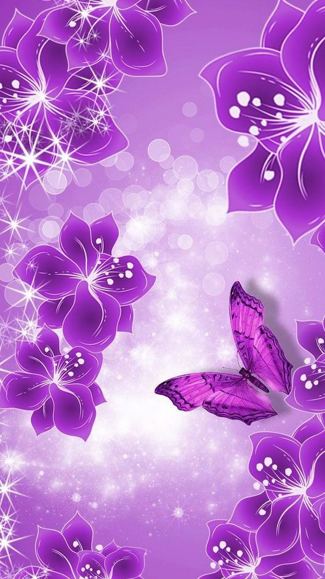 1080x1920 Purple Butterfly HD Wallpapers For Mobile is best high definition wallpaper image 2018. You can use this wallpa&acirc;&#128;&brvbar; | Purple art, Purple wallpaper, Butterfly wallpaper
