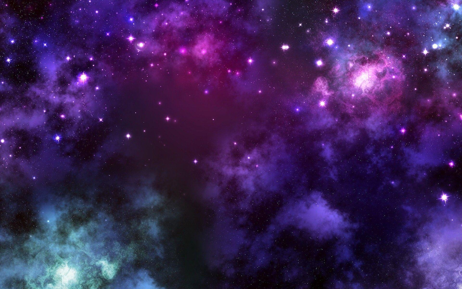 1920x1200 Cool Purple Galaxy Wallpapers