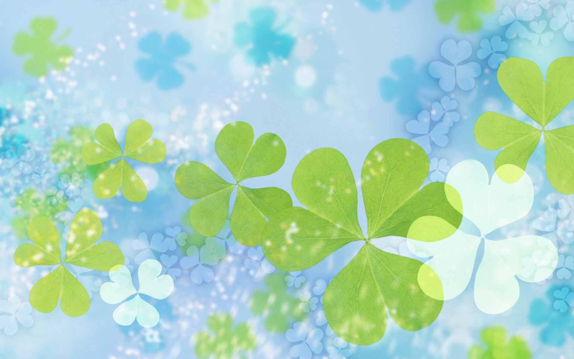 1920x1200 Download Aesthetic Blue St Patrick's Day Wallpaper