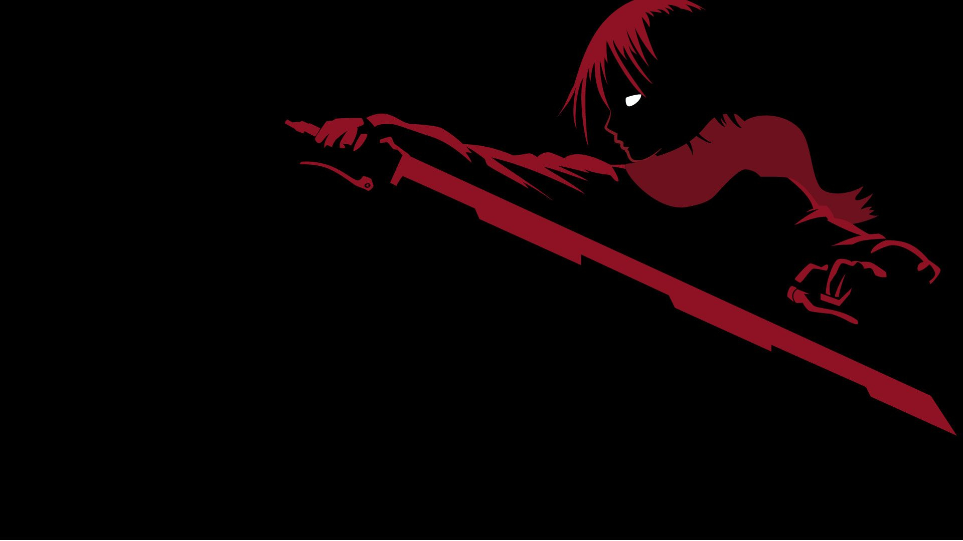 1920x1080 Dark Red Anime Wallpapers