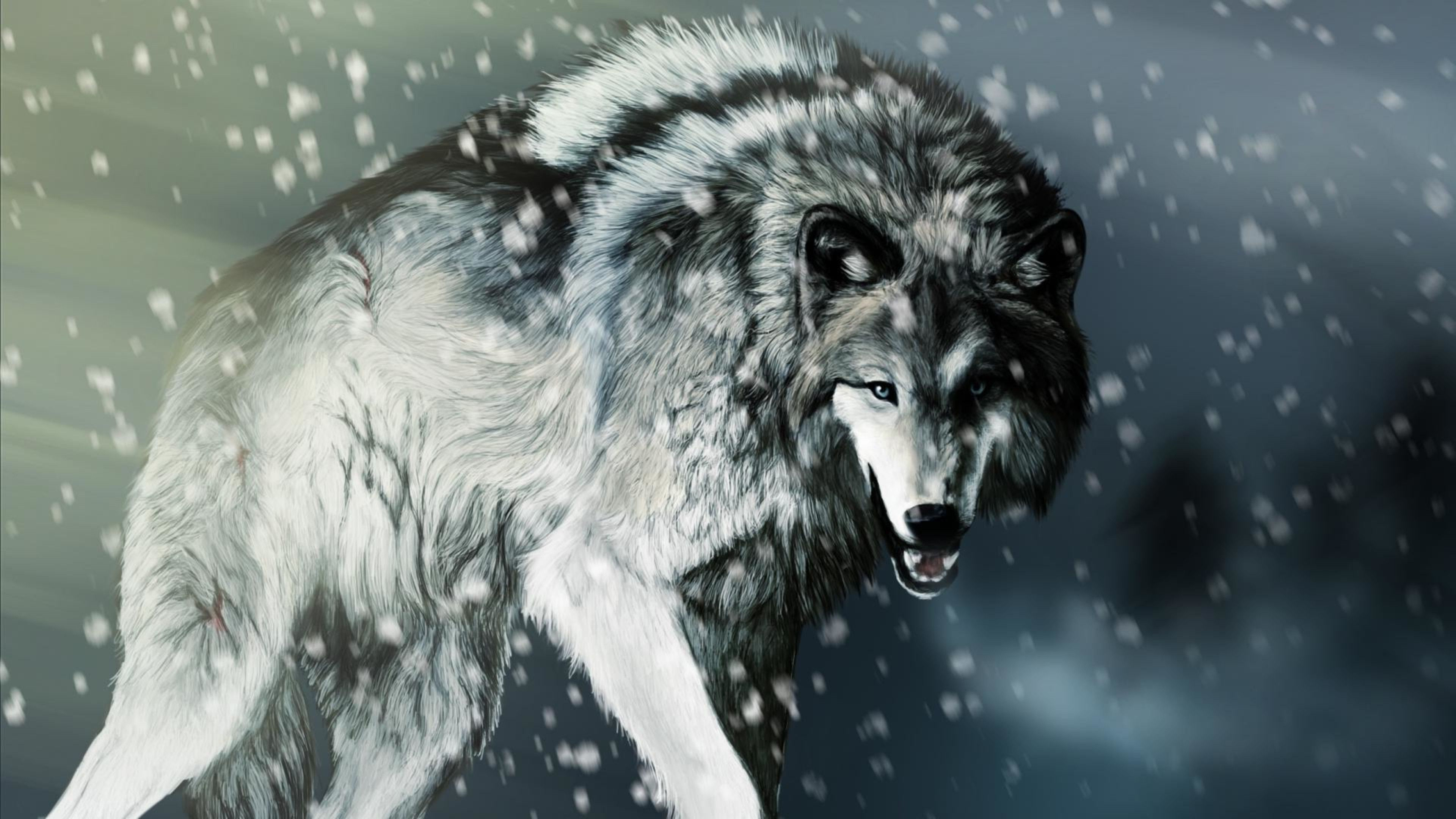3840x2160 58+ 4K Wolf Wallpapers on WallpaperPlay | Wolf wallpaper, Wolf artwork, Ice wolf wallpaper