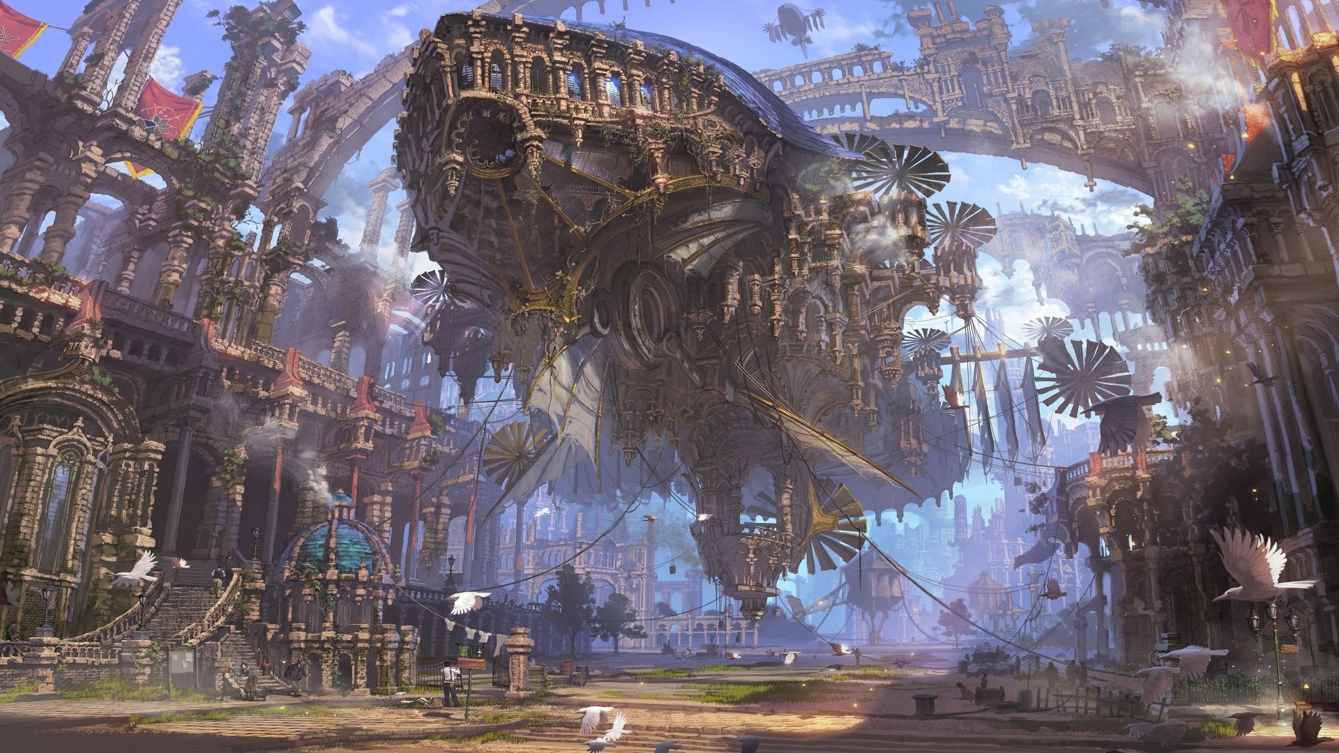 1920x1080 20+ 4K Sci Fi Steampunk Wallpapers | Background Images