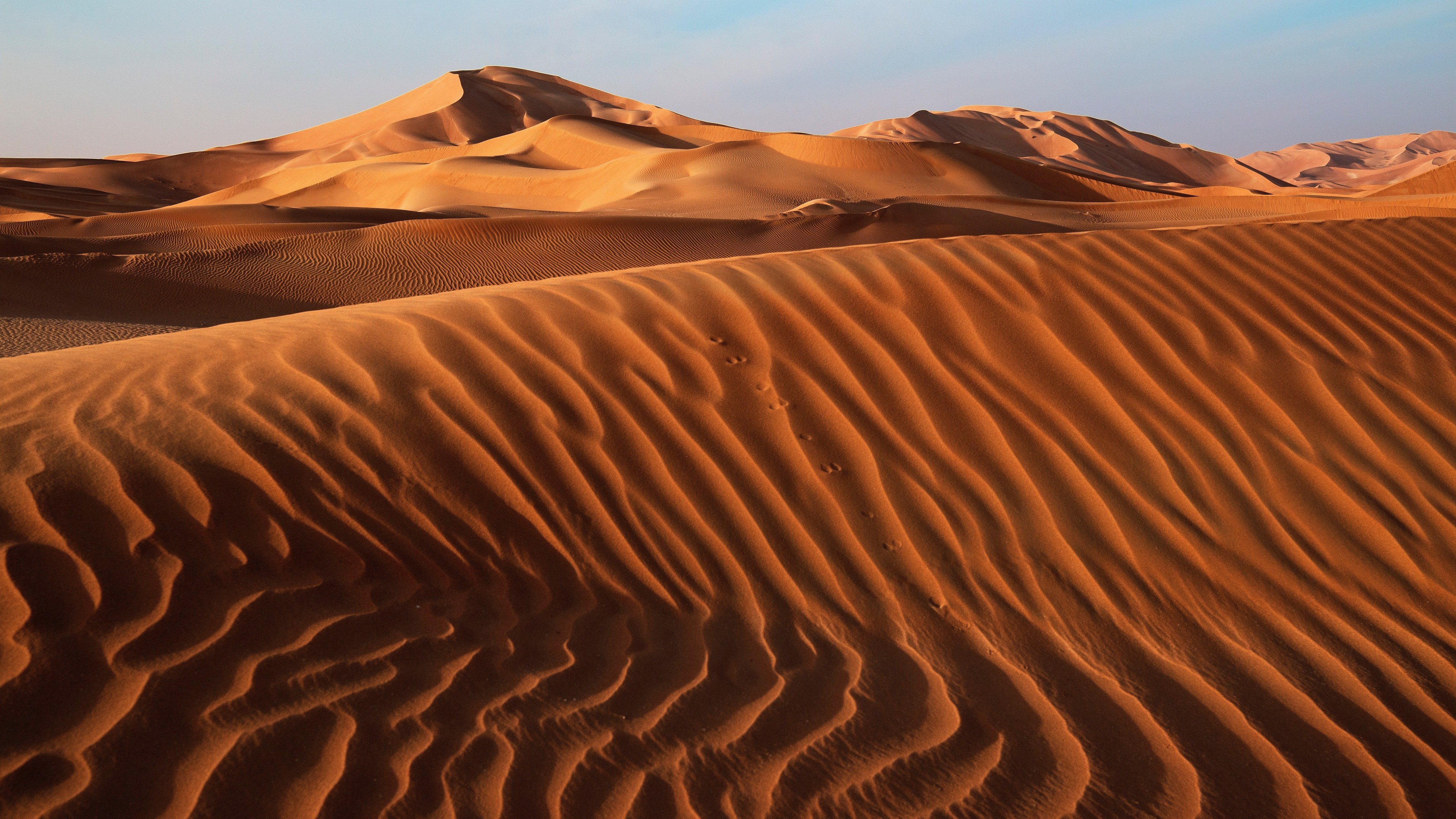 3840x2160 4K Desert Sand Dunes Wallpaper [