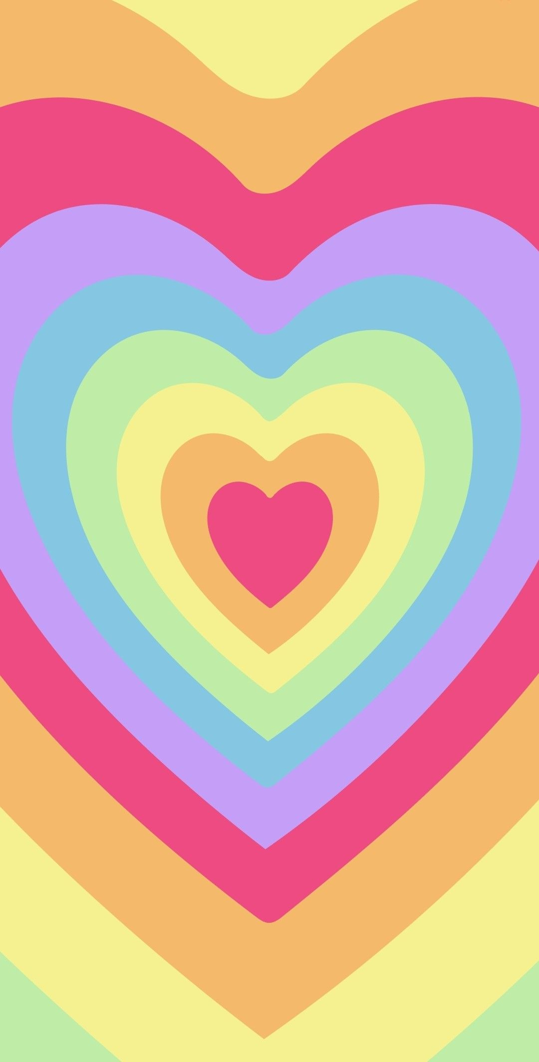 1080x2128 54 Powrpuff girls hearts wallpapers ideas | heart wallpaper, wallpaper, heart background