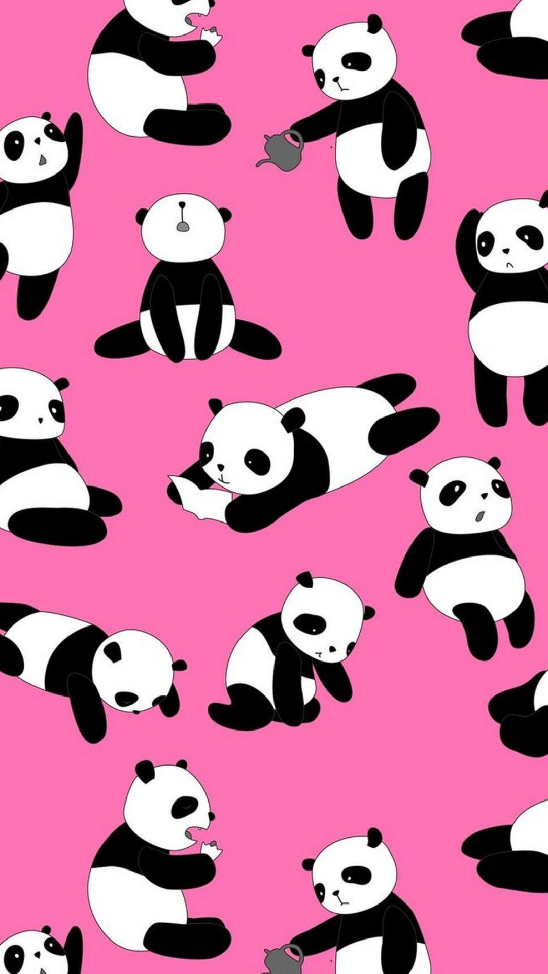 1080x1920 Pink Panda Wallpapers Top Free Pink Panda Backgrounds