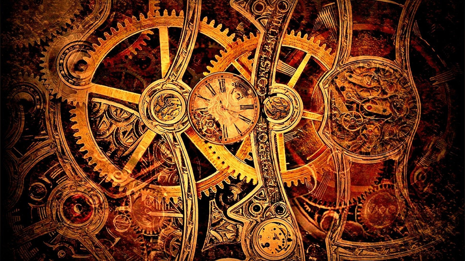 1920x1080 Steampunk Clock Wallpapers Top Free Steampunk Clock Backgrounds