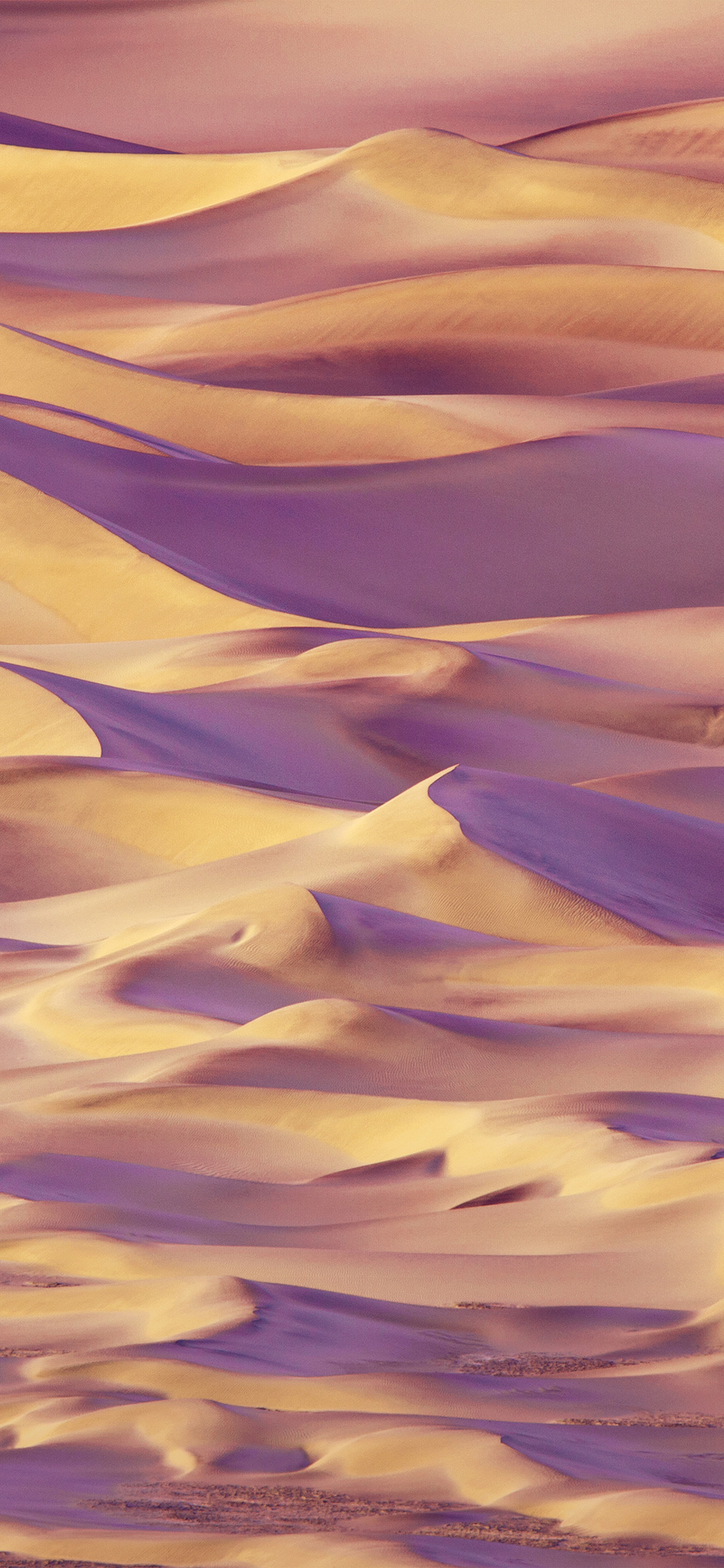 1125x2436 vr74-dessert-gold-purple-nature-pattern-wallpaper