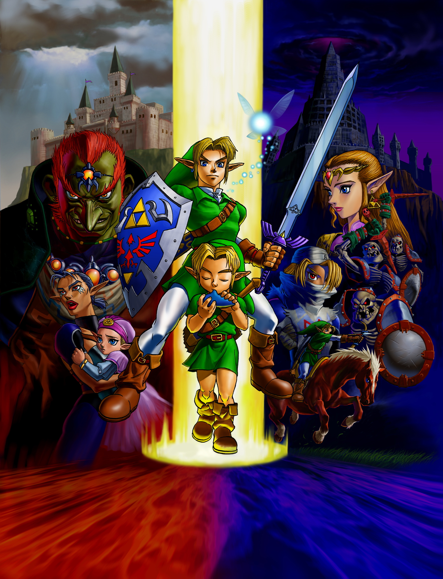 1531x2000 The Legend of Zelda: Ocarina of Time Wallpaper and Scan Gallery Minitoky
