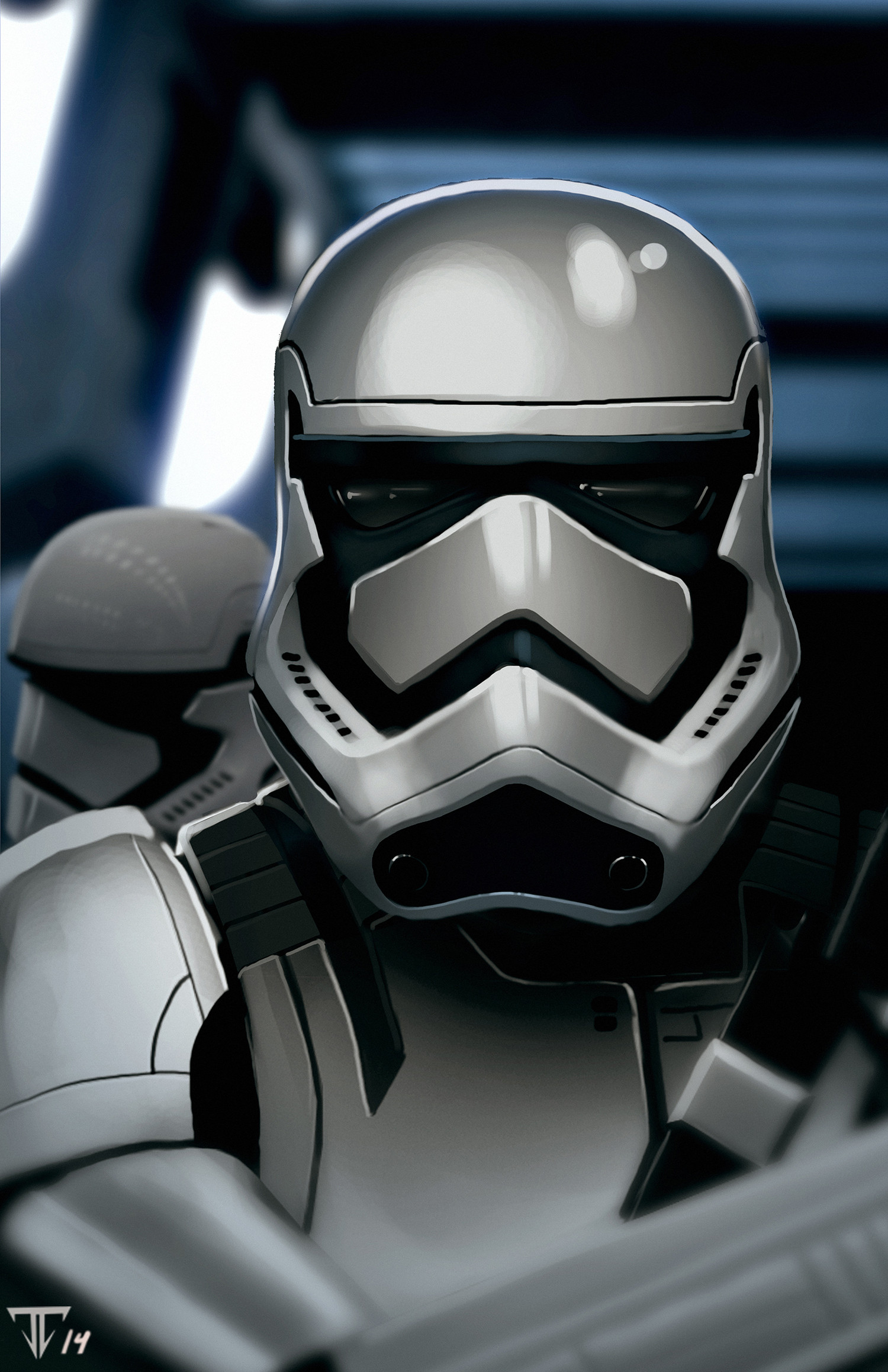 1500x2318 Turn the new Star Wars VII Stormtrooper Concept images into a wallpaper Imgur
