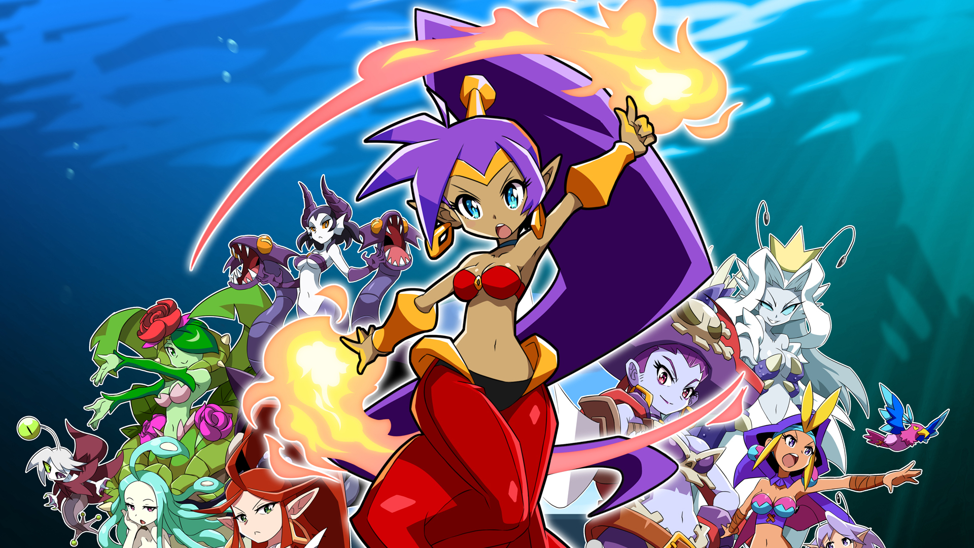 1920x1080 Shantae and the Seven Sirens (Review) Cat with Monocle