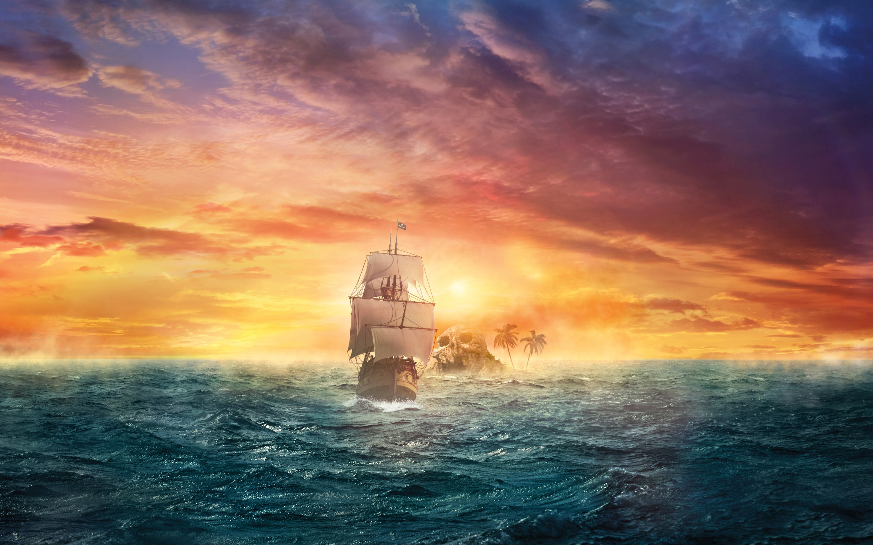 2880x1800 Pirate Sail, HD Creative, 4k Wallpapers, Images, Backgrounds, Photos and Pictures