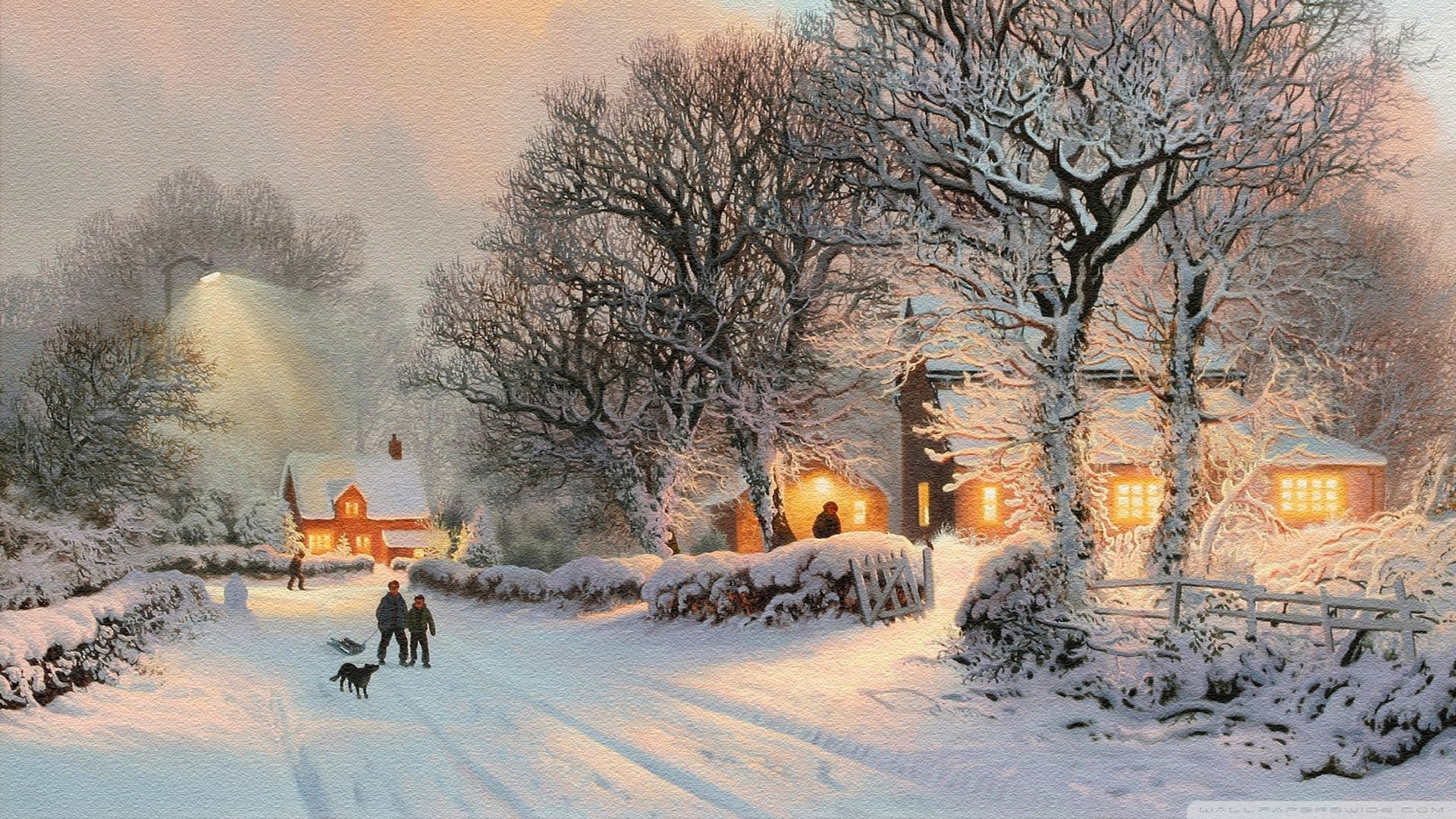 1920x1080 Winter Village Scenes Wallpapers Top Free Winter Village Scenes Backgrounds