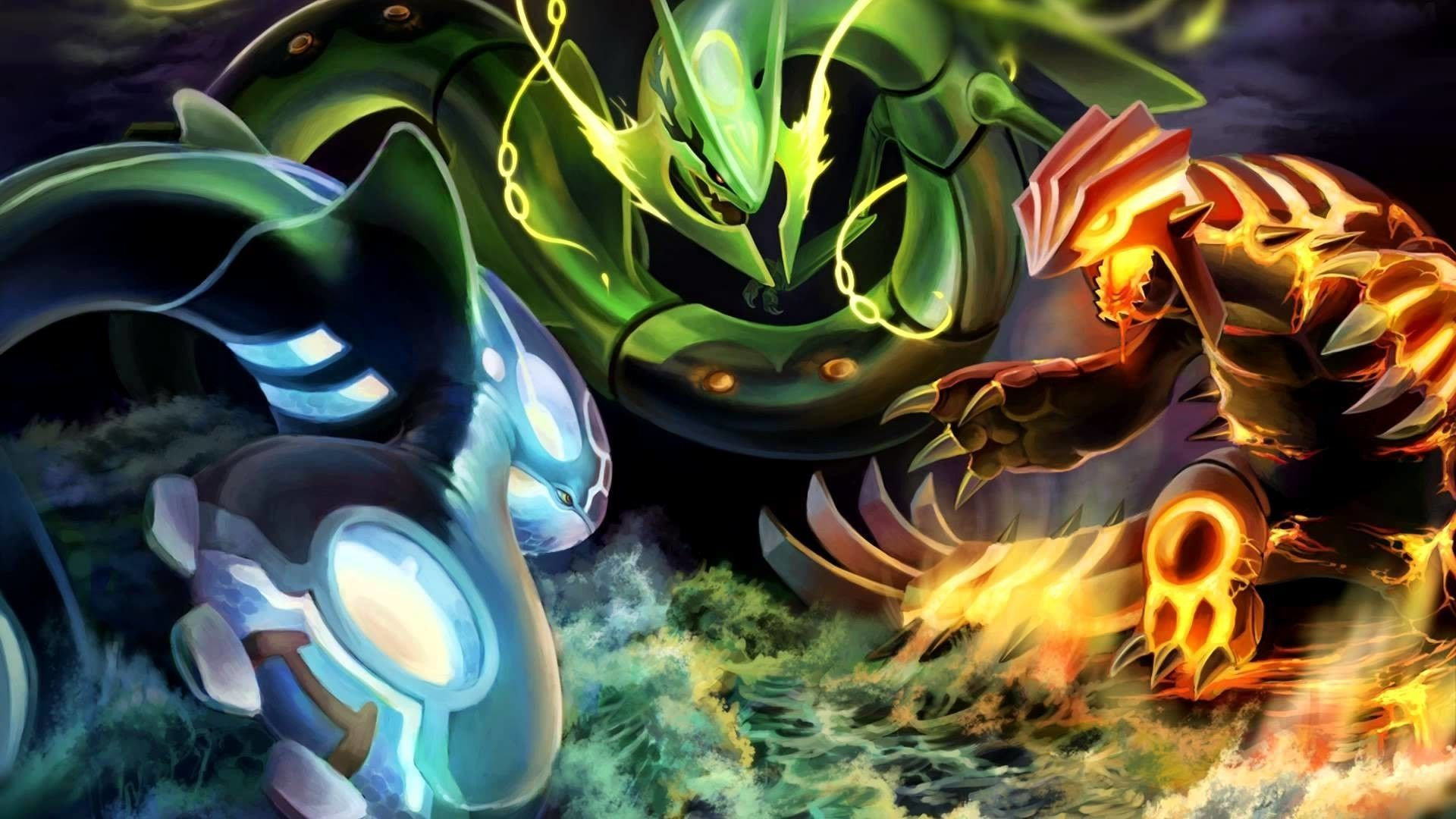 1920x1080 Rayquaza Groudon and Kyogre Wallpapers Top Free Rayquaza Groudon and Kyogre Backgrounds