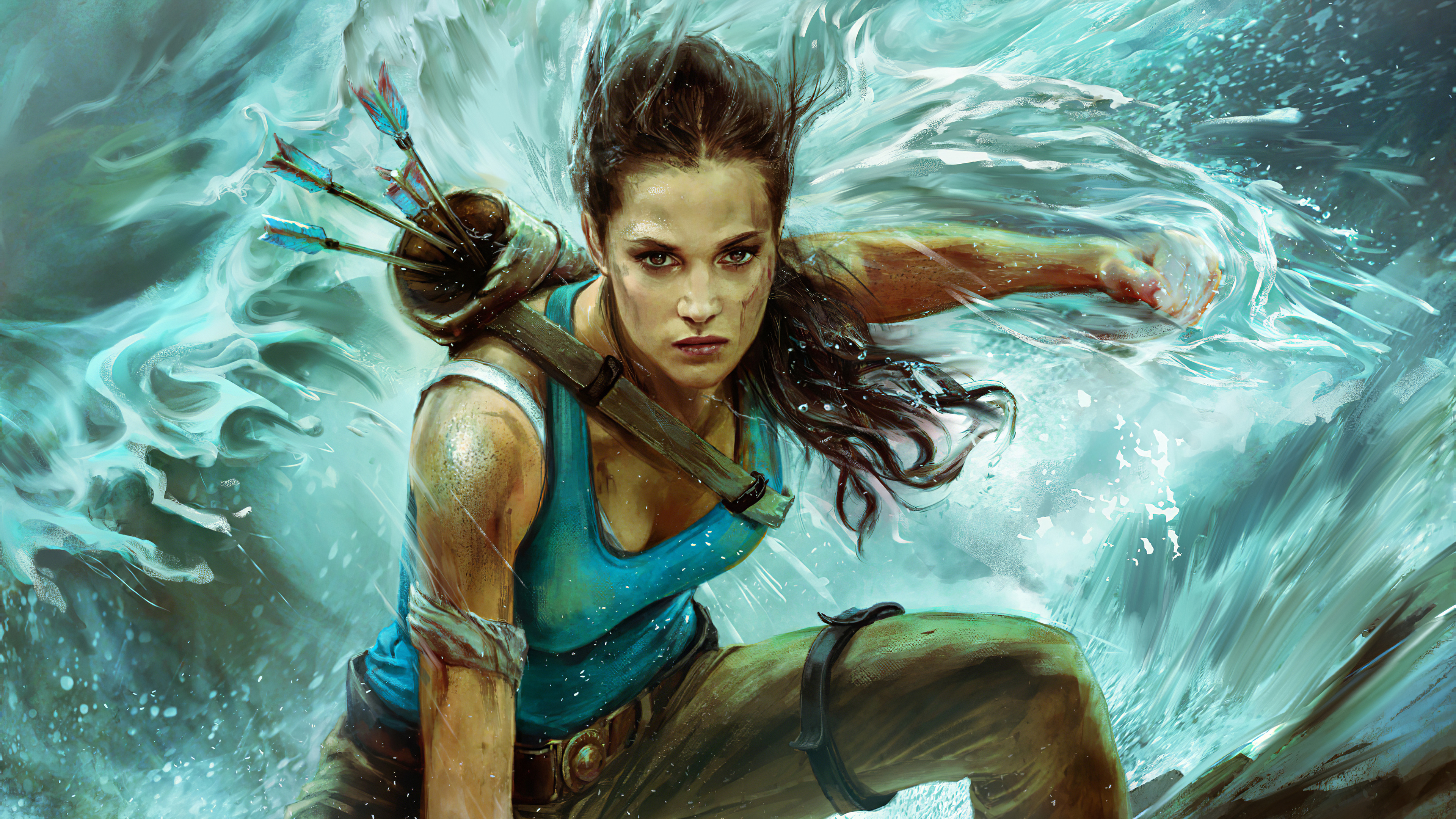 3840x2160 Tomb Raider Art Wallpapers Top Free Tomb Raider Art Backgrounds