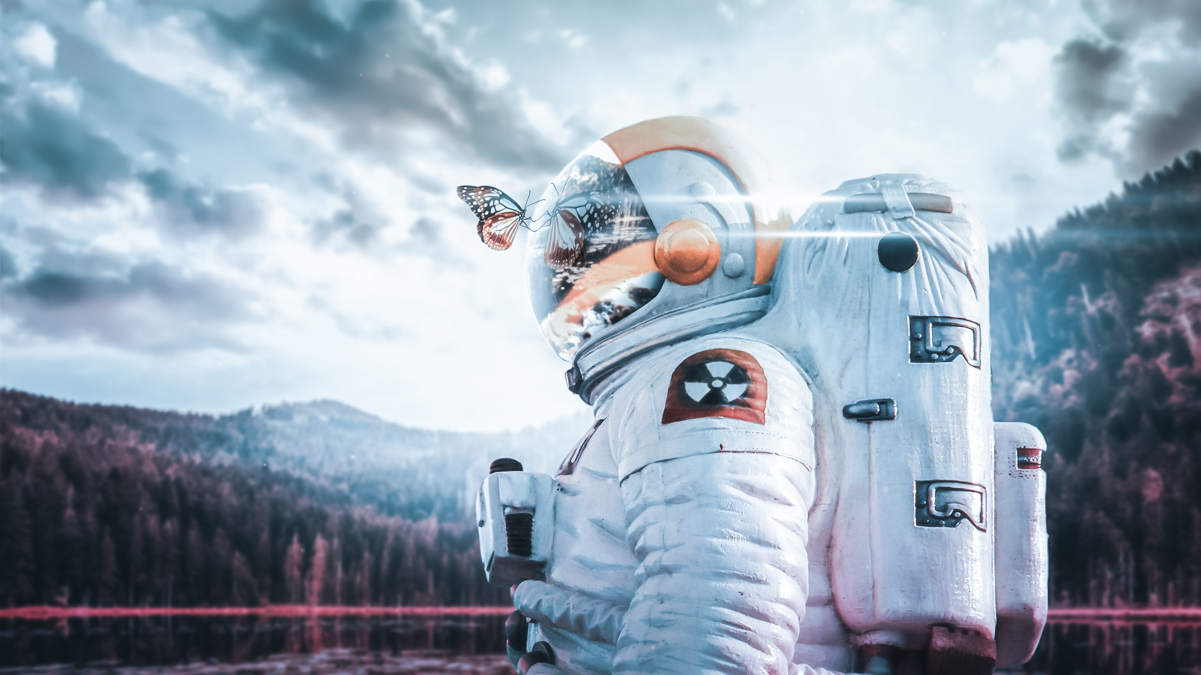 3840x2160 Radioactive Astronaut, HD Photography, 4k Wallpapers, Images, Backgrounds, Photos and Pictures