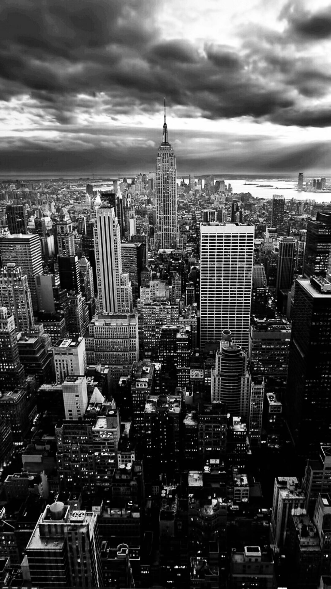 1080x1920 Manhattan | Black and white wallpaper iphone, Black and white picture wall, Black and white photo wall