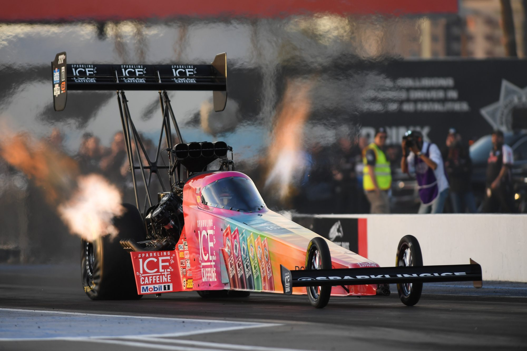 2000x1332 Hagan and Dodge Power Brokers Funny Car Charge from No. 1 Qualifier at NHRA Arizona Nationals to Tony Stewart Racing's First Final Round Appearance | Dodge Garage