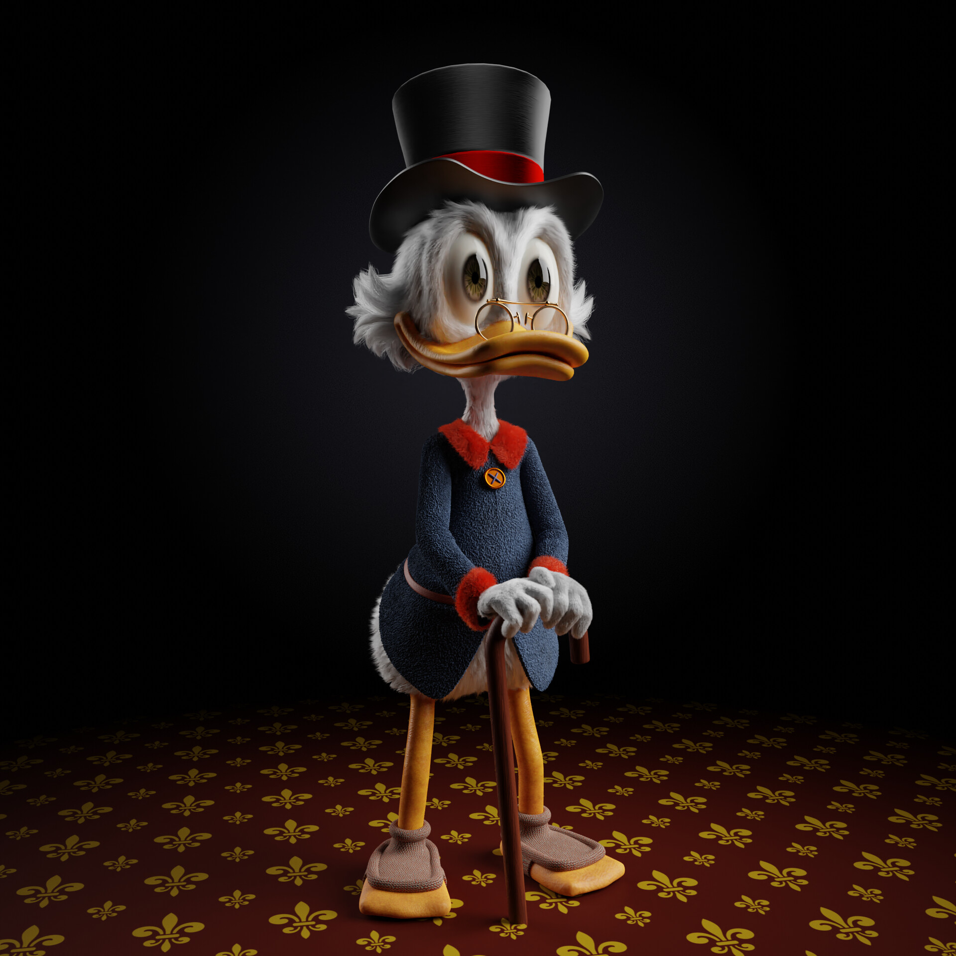 1920x1920 ArtStation Scrooge McDuck