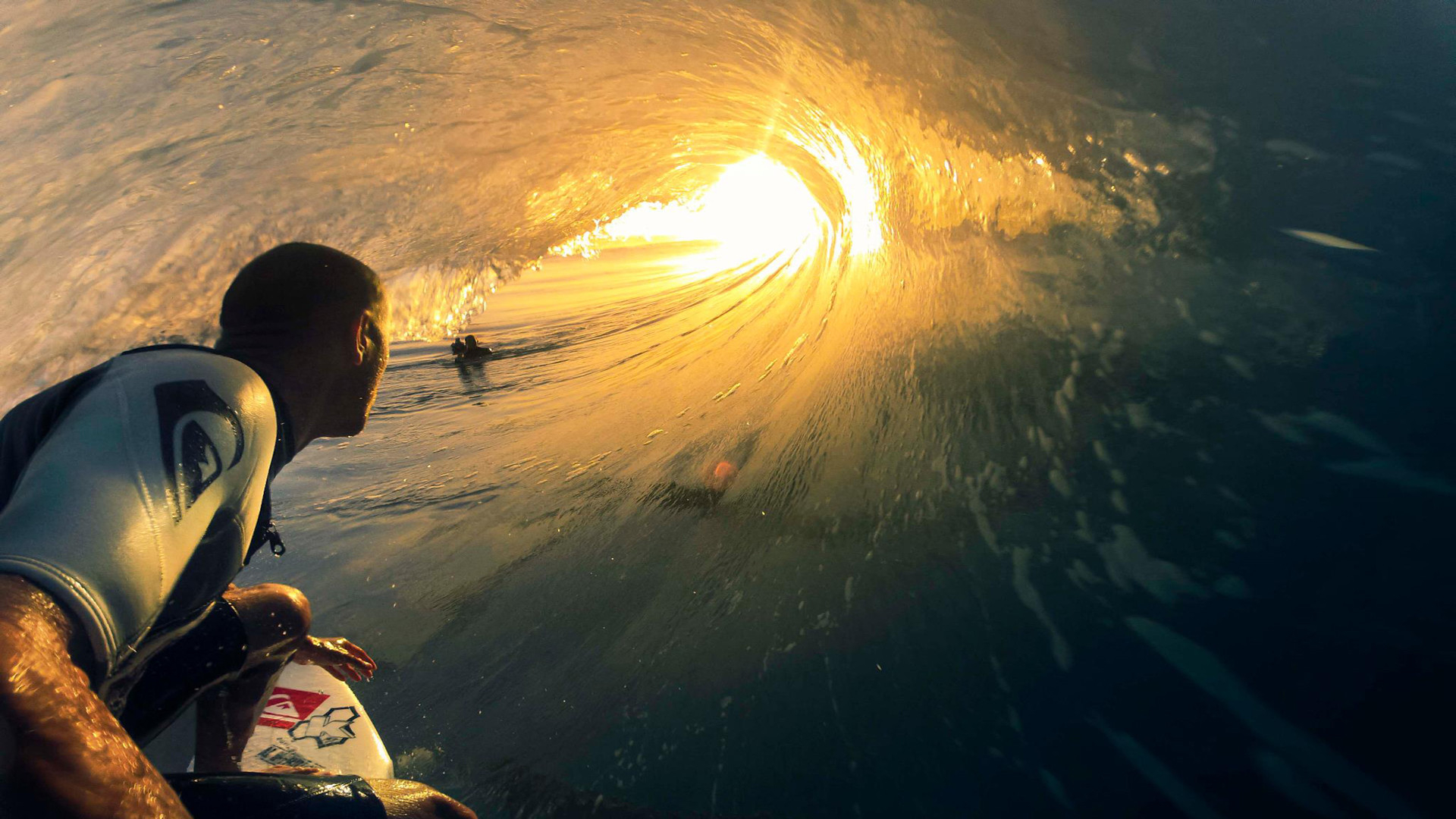 1920x1080 Surfer Surfing Wave Ocean Sunset Sunlight wallpaper | | 97181 |