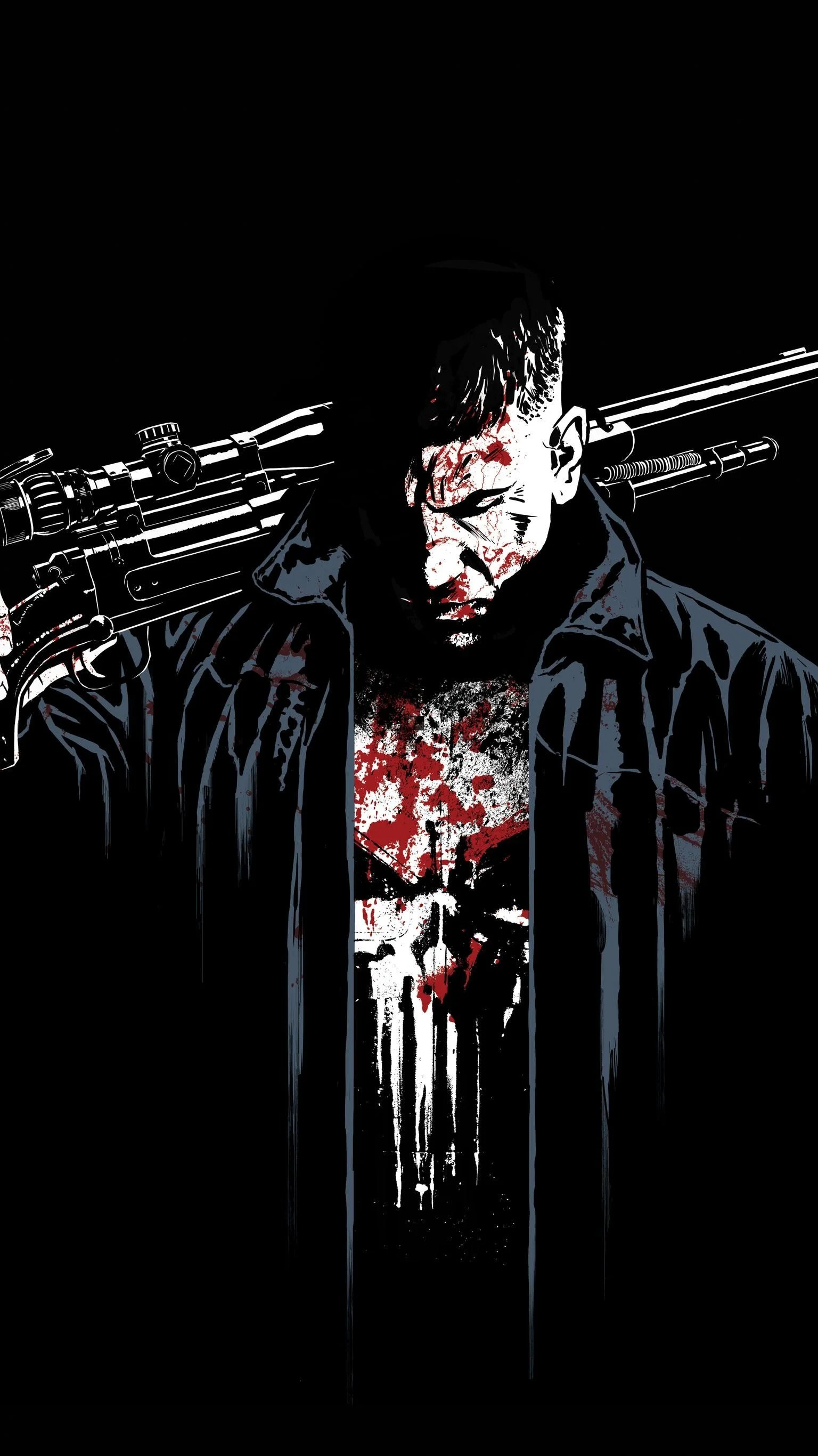 1536x2732 Punisher Phone Wallpapers Top Free Punisher Phone Backgrounds