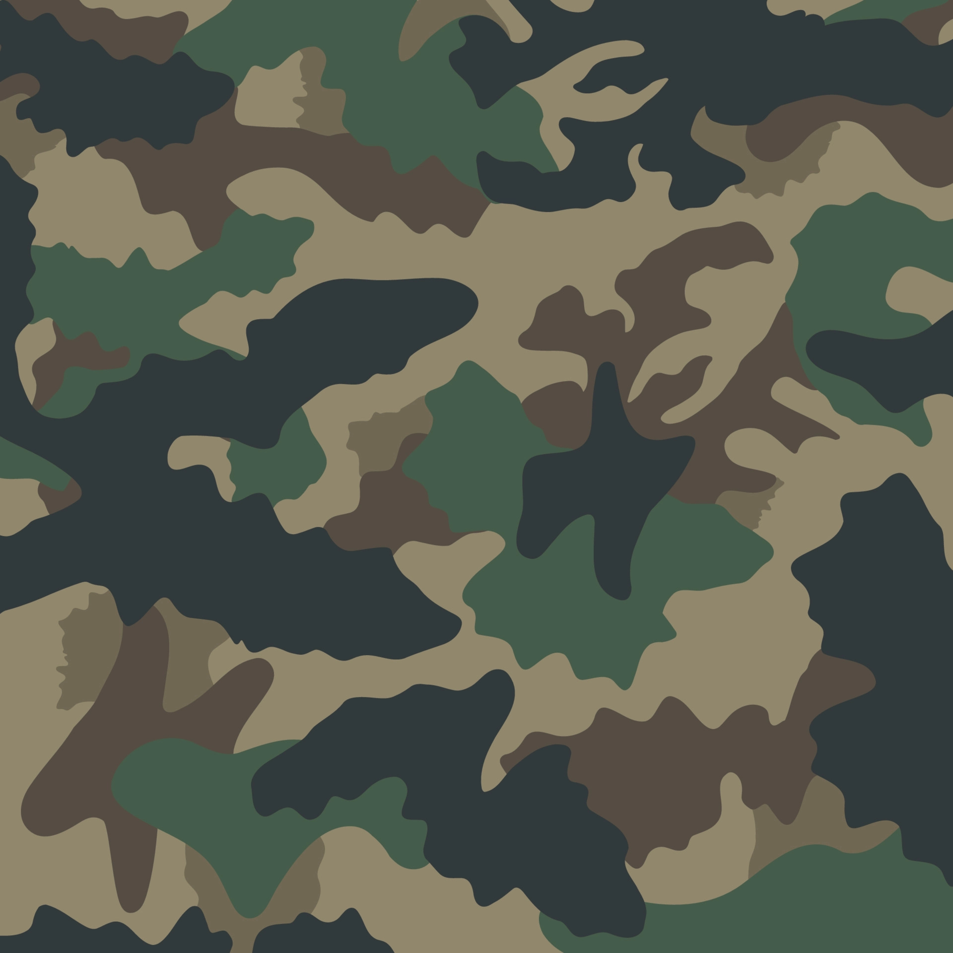 1920x1920 abstract army woodland jungle forest camouflage stripes pattern military background ready for print clothing 5146627 Vector Art