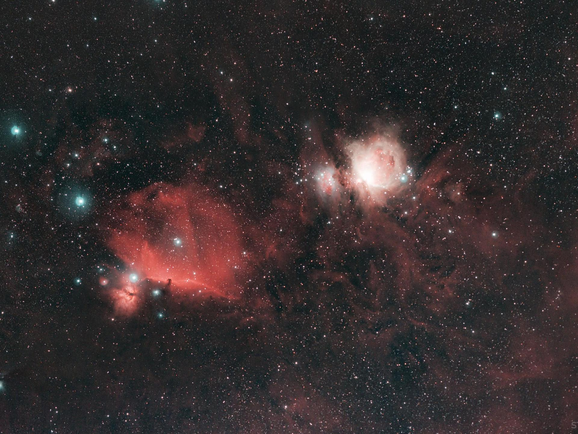 1920x1440 Orion's belt and sword
