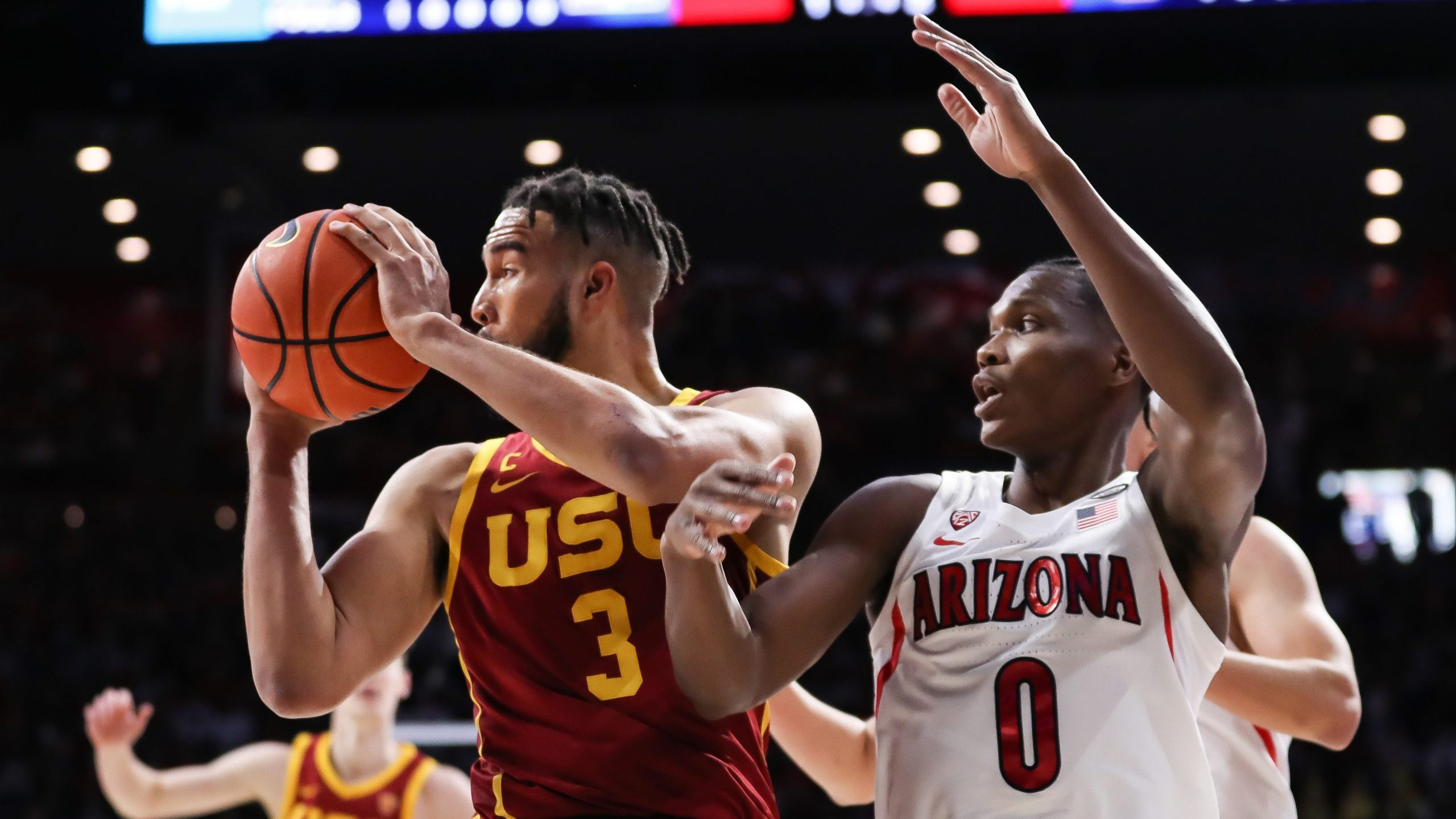 2560x1440 No. 7 Arizona Wildcats win 3rd straight with home victory over No. 19 USC