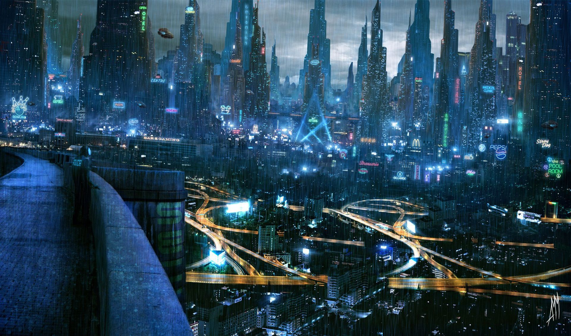 1920x1129 Sci-Fi City Wallpapers Top Free Sci-Fi City Backgrounds