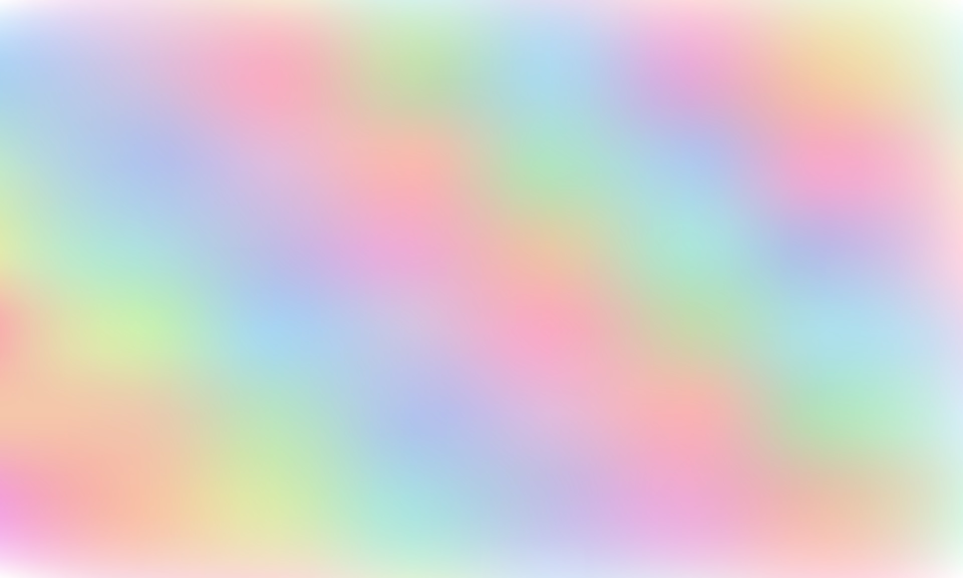 1920x1153 Rainbow fantasy background. Holographic illustration in pastel colors. Cute cartoon girly background. Bright multicolored sky. Vector. 3725603 Vector Art