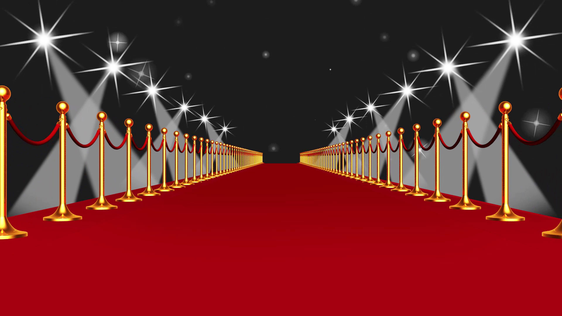 1920x1080 Red Carpet Event Walk with Spotlights Against Black Background | All Design Creative