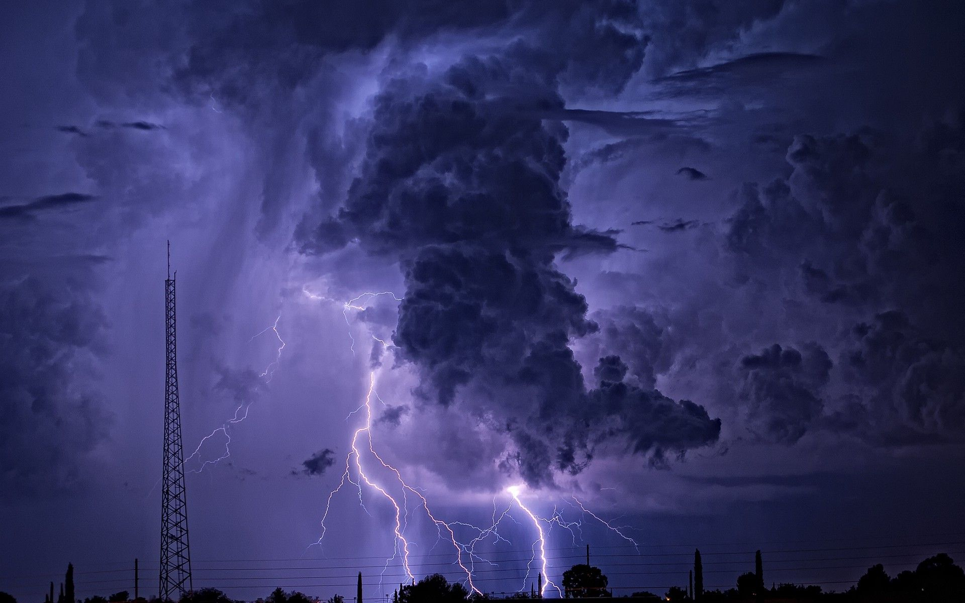 1920x1200 tornado, Thunder, Lightning, Storm, Nature Wallpapers HD / Desktop ... | Lightning storm, Storm wallpaper, Thunder and lightning storm