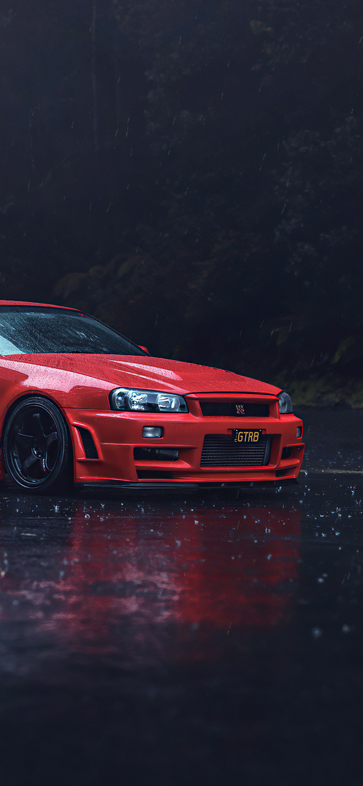 1242x2688 Red Nissan GTR R34 Iphone XS MAX HD 4k Wallpapers, Images, Backgrounds, Photos and Pictures